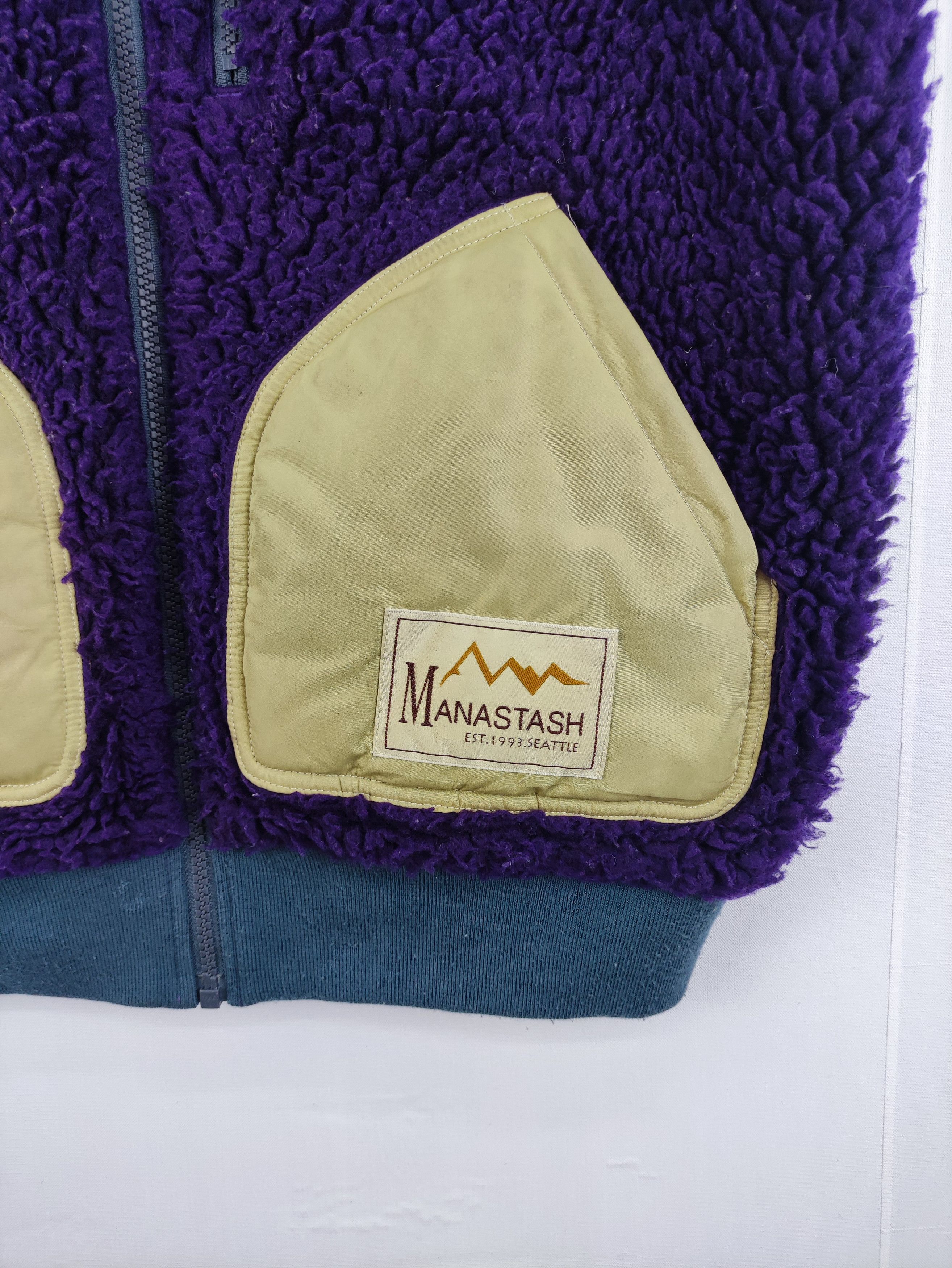 Manastash Vintage Manastash Vest Sherpa Zipper Size US M / EU 48-50 / 2 - 2 Thumbnail