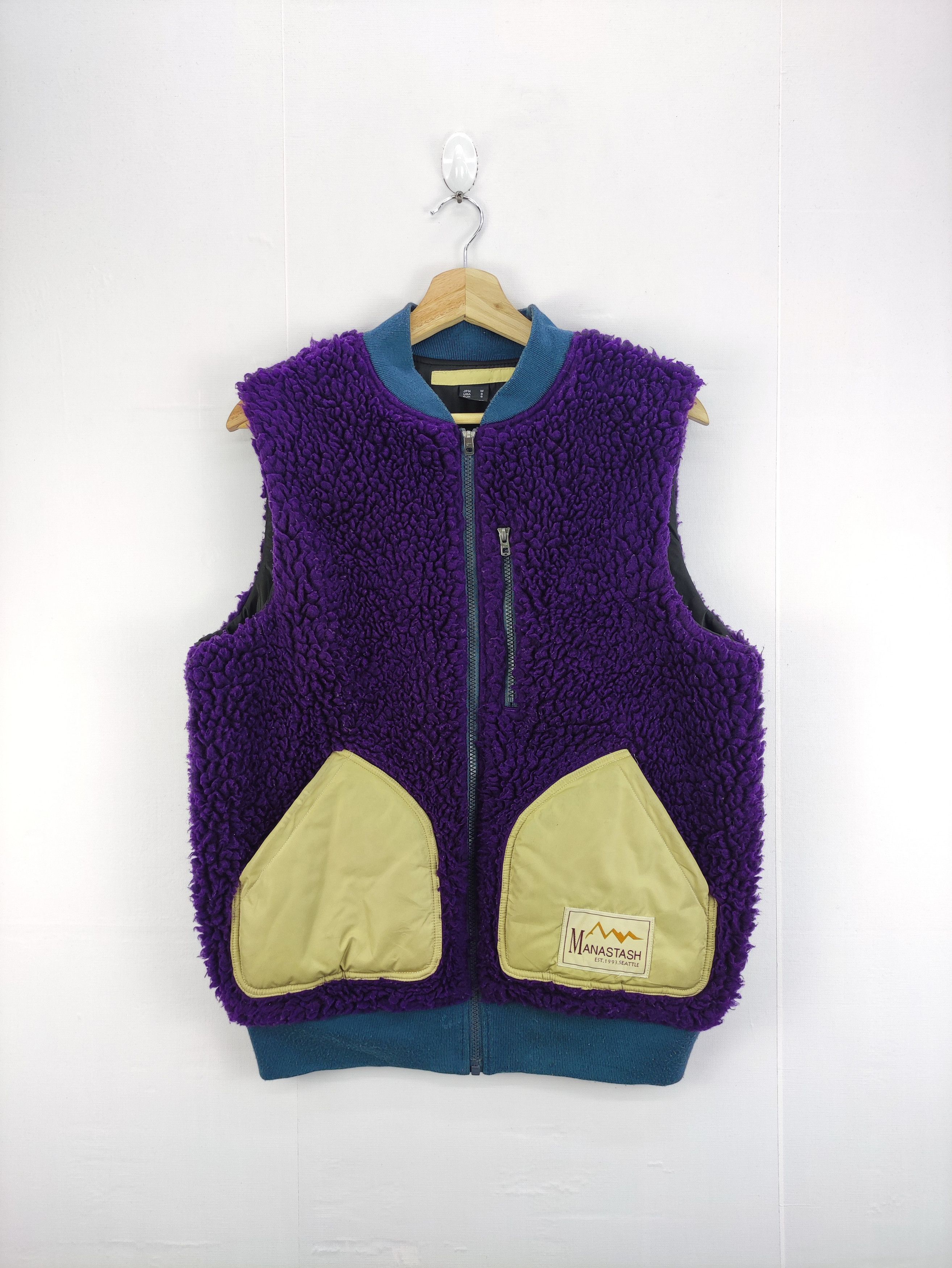 Manastash Vintage Manastash Vest Sherpa Zipper Size US M / EU 48-50 / 2 - 1 Thumbnail