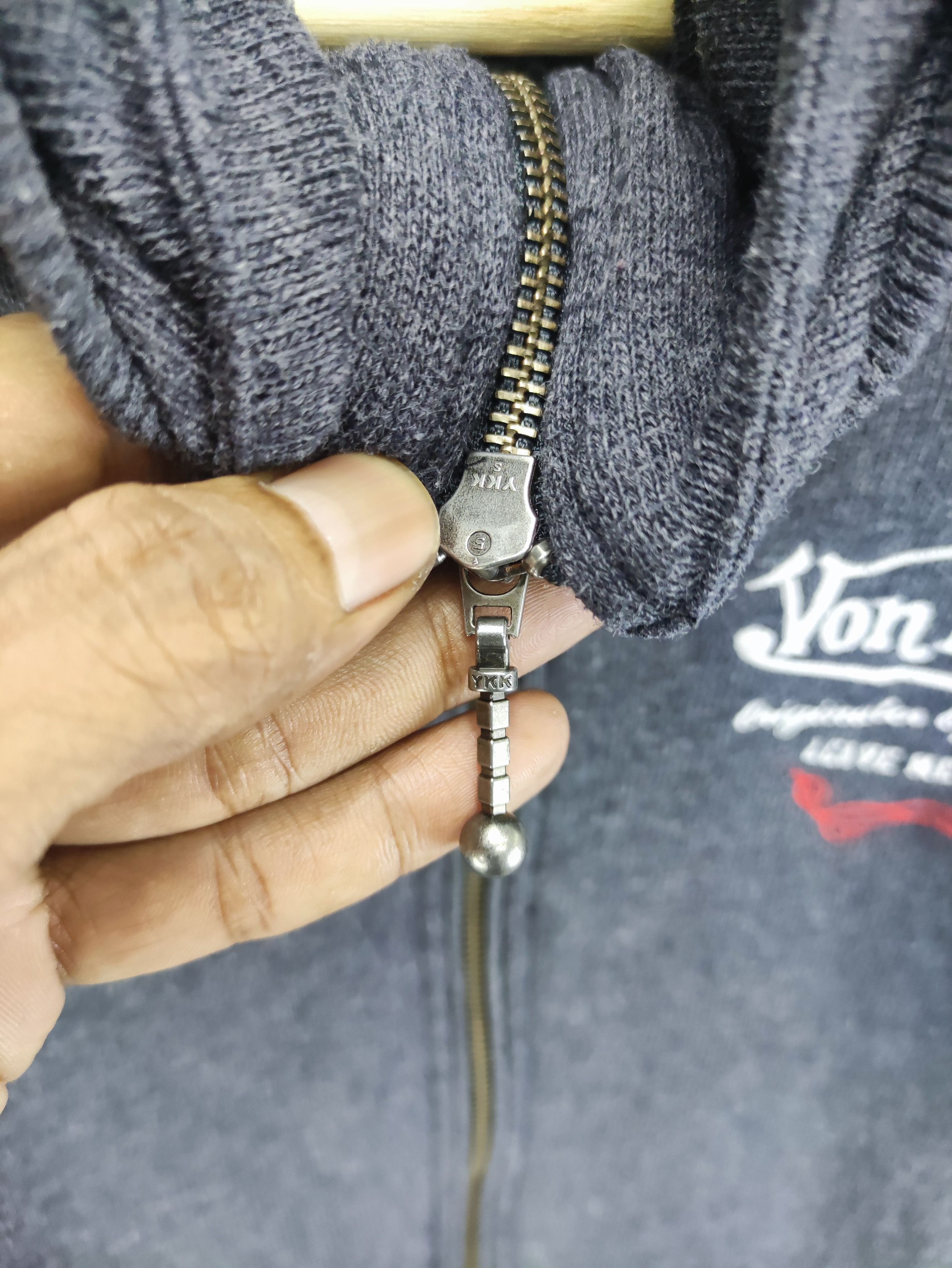 Von Dutch Vintage Von Dutch Zipper Jacket Lining Fleece Hoodie Size US M / EU 48-50 / 2 - 3 Thumbnail