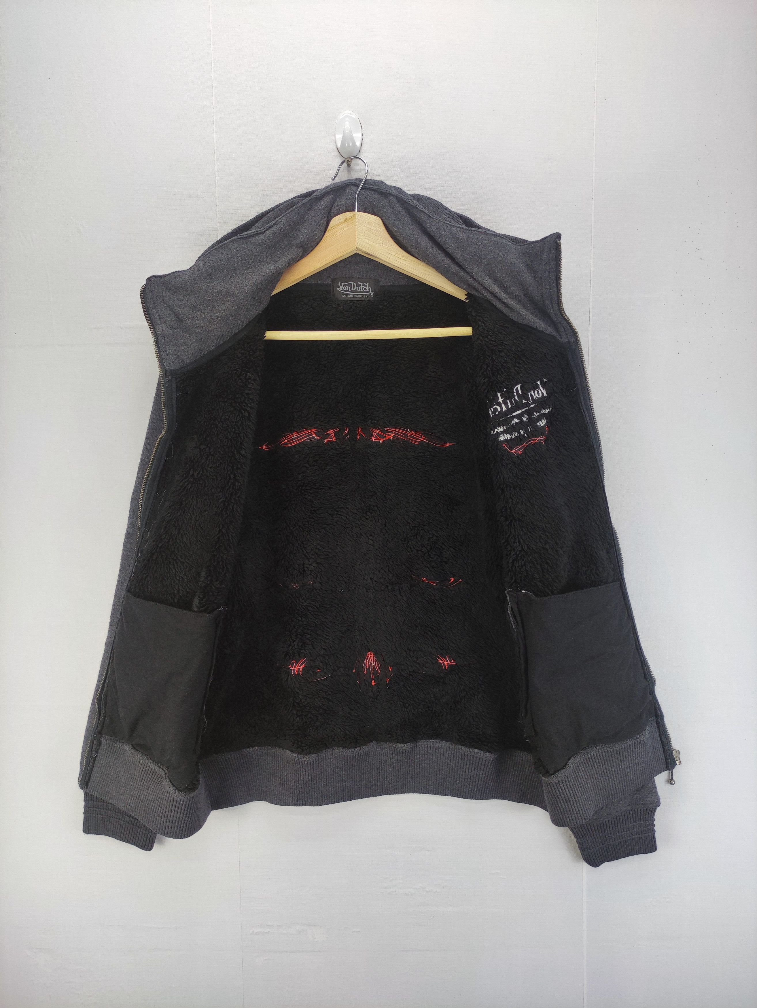 Von Dutch Vintage Von Dutch Zipper Jacket Lining Fleece Hoodie Size US M / EU 48-50 / 2 - 4 Thumbnail