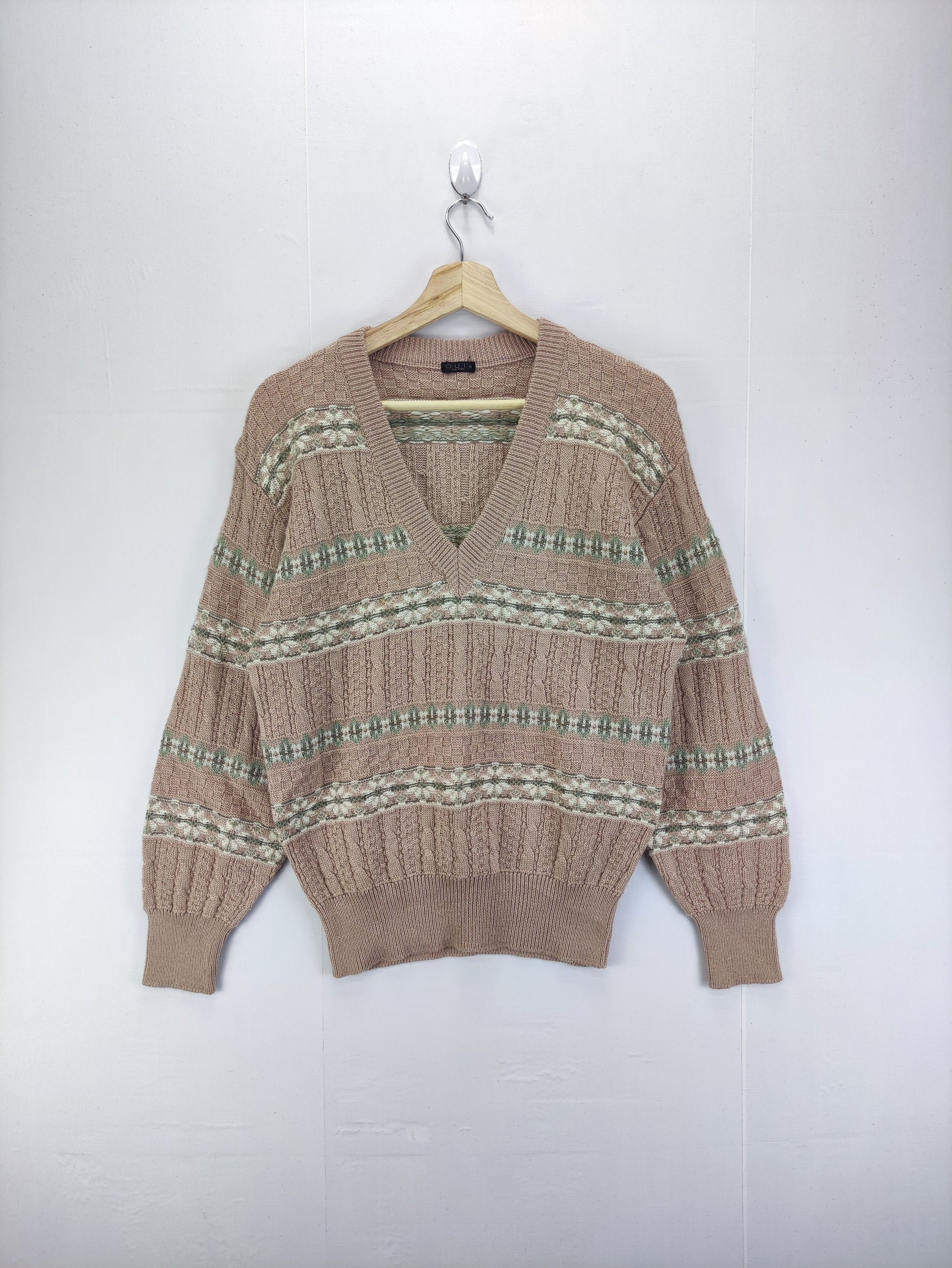 Japanese Brand Vintage Cardigan knit Sweater By Oui Size US S / EU 44-46 / 1 - 1 Thumbnail
