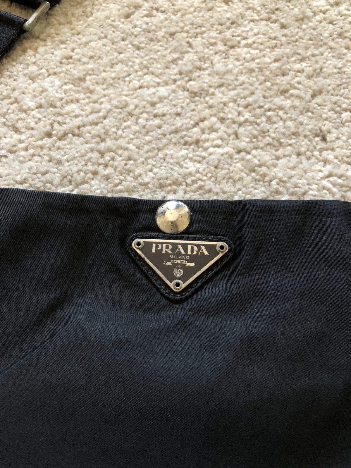 Prada Prada Black Nylon Sling Bag Size ONE SIZE - 4 Thumbnail