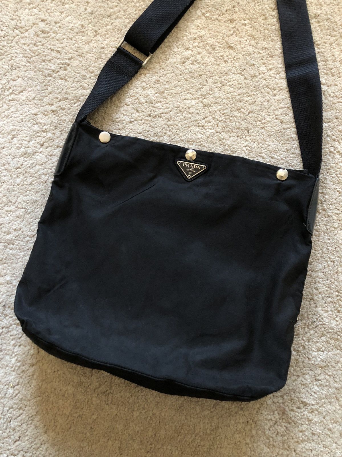 Prada Prada Black Nylon Sling Bag Size ONE SIZE - 3 Thumbnail