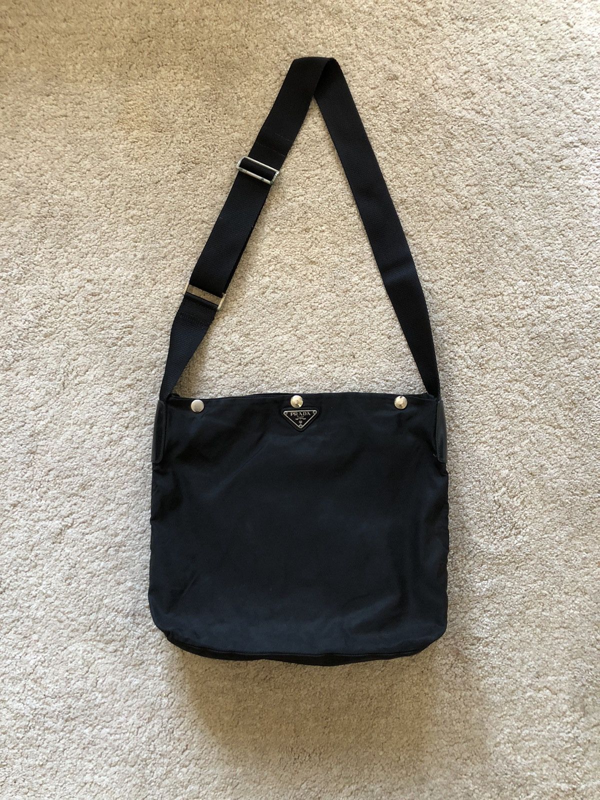 Prada Prada Black Nylon Sling Bag Size ONE SIZE - 2 Thumbnail