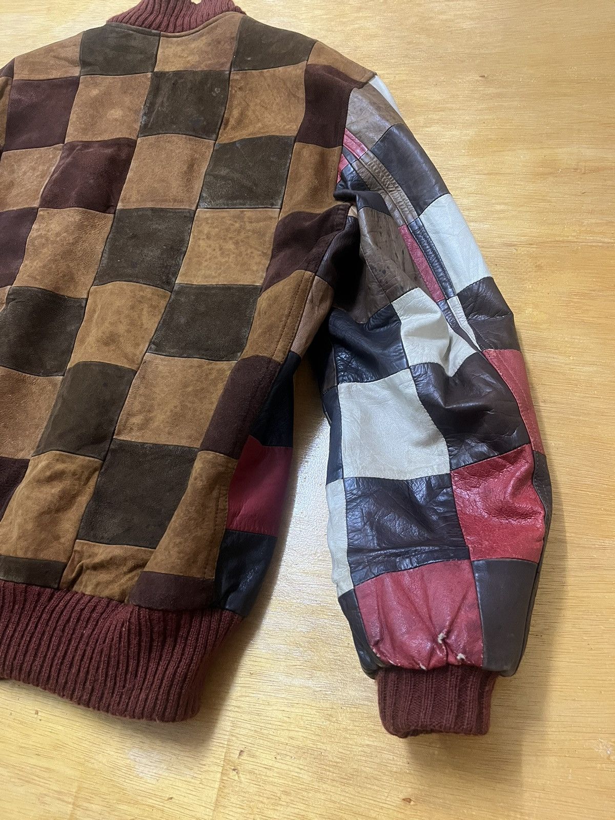 Vintage Vintage USE ORIGINAL Multicolour Patchwork Genuine Leather Size US M / EU 48-50 / 2 - 6 Thumbnail