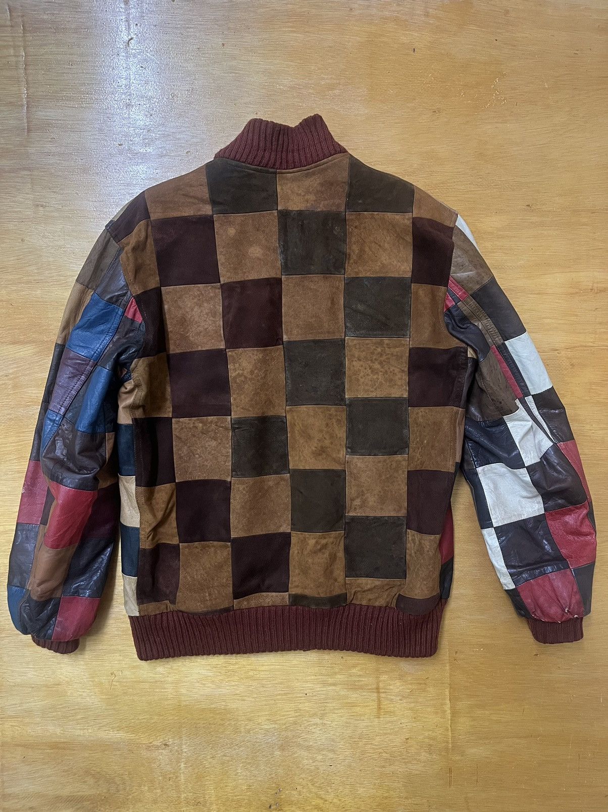 Vintage Vintage USE ORIGINAL Multicolour Patchwork Genuine Leather Size US M / EU 48-50 / 2 - 2 Thumbnail