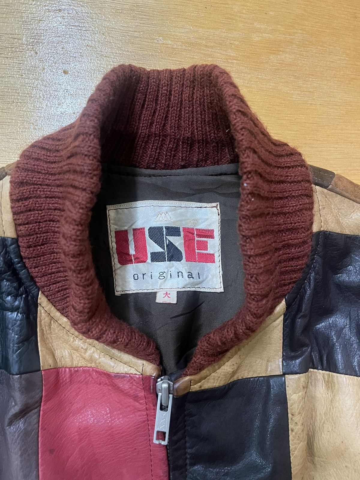 Vintage Vintage USE ORIGINAL Multicolour Patchwork Genuine Leather Size US M / EU 48-50 / 2 - 7 Thumbnail