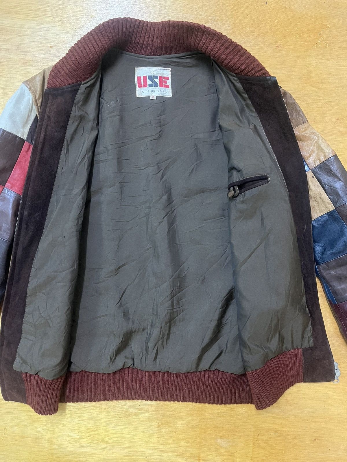 Vintage Vintage USE ORIGINAL Multicolour Patchwork Genuine Leather Size US M / EU 48-50 / 2 - 11 Thumbnail