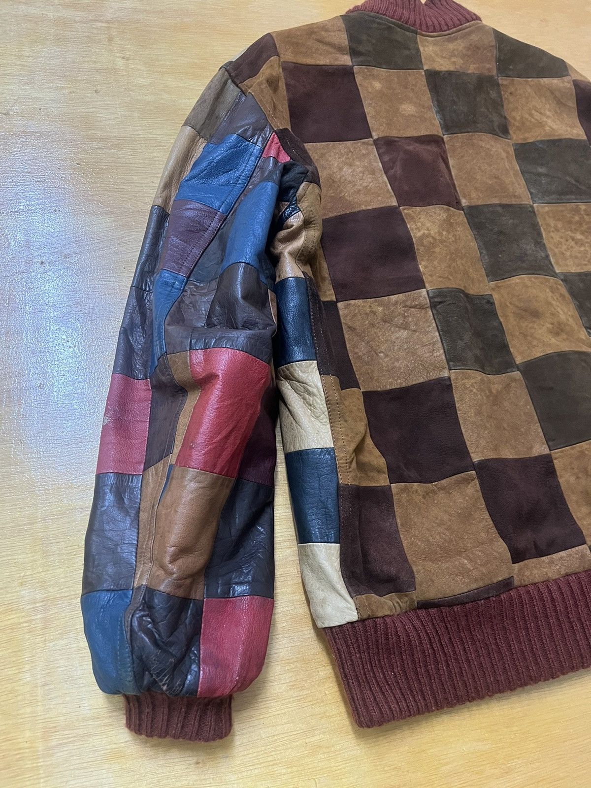 Vintage Vintage USE ORIGINAL Multicolour Patchwork Genuine Leather Size US M / EU 48-50 / 2 - 5 Thumbnail