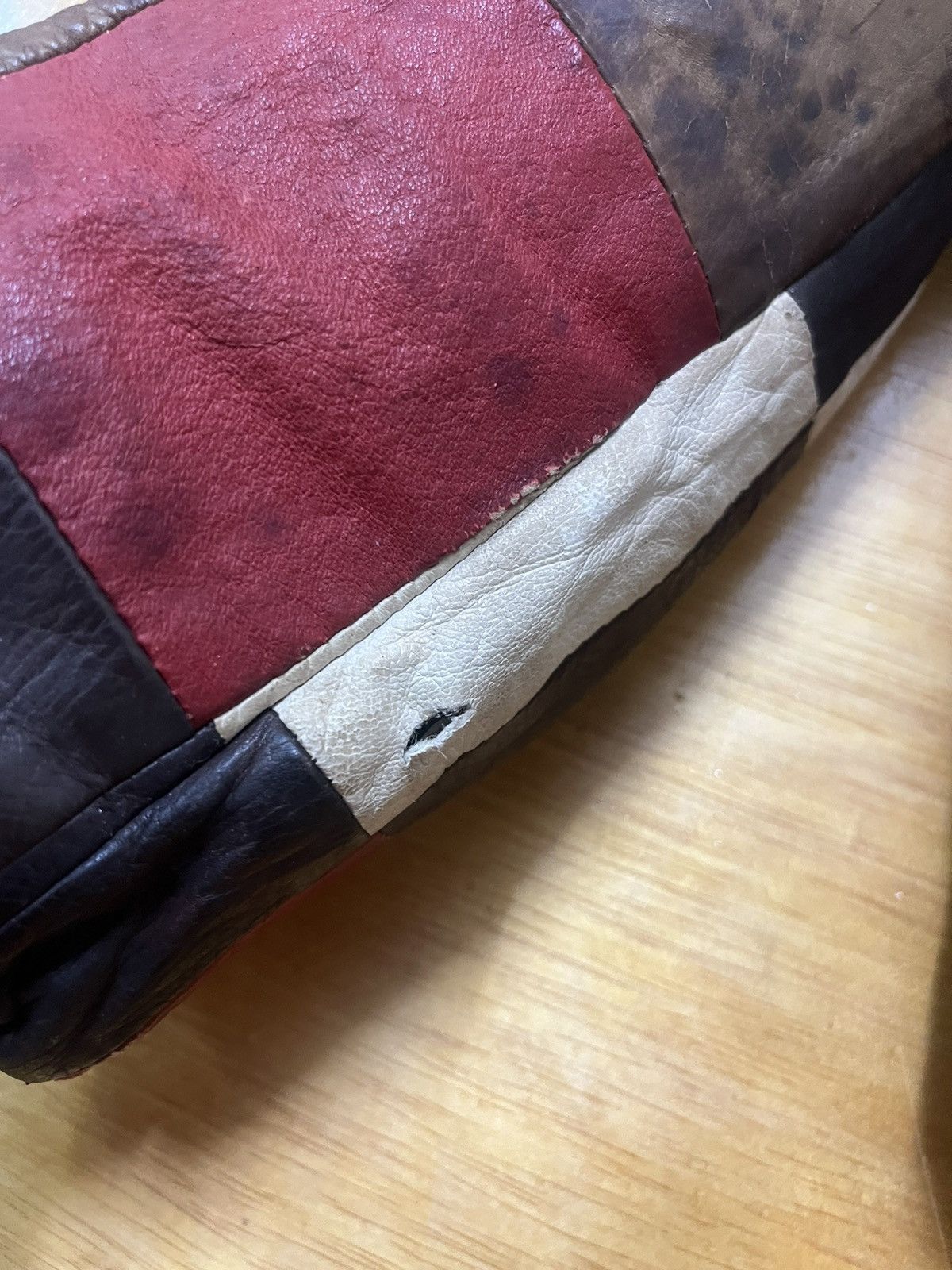 Vintage Vintage USE ORIGINAL Multicolour Patchwork Genuine Leather Size US M / EU 48-50 / 2 - 8 Thumbnail