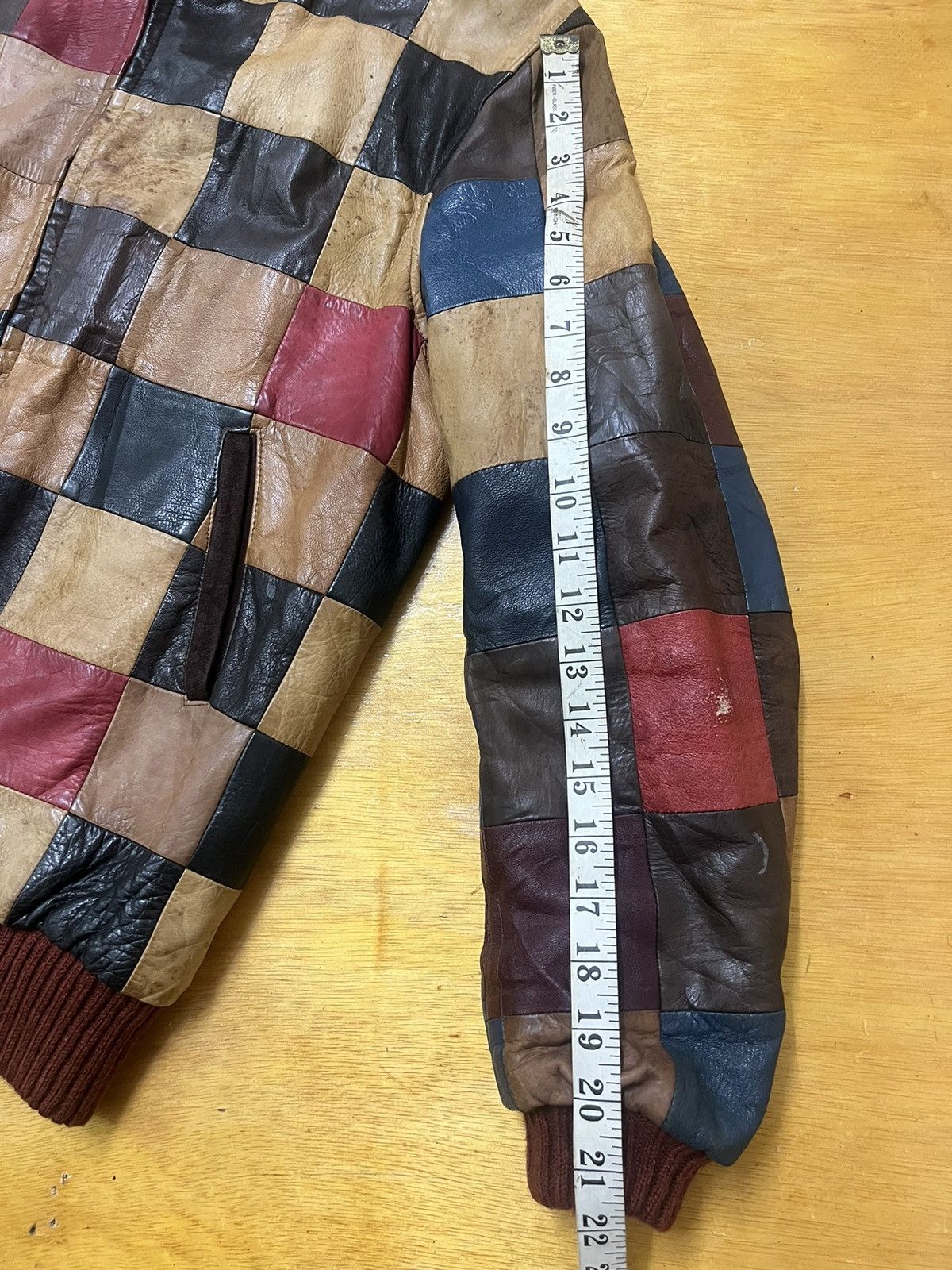 Vintage Vintage USE ORIGINAL Multicolour Patchwork Genuine Leather Size US M / EU 48-50 / 2 - 17 Thumbnail