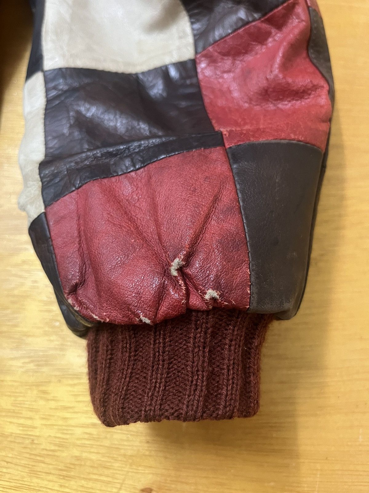 Vintage Vintage USE ORIGINAL Multicolour Patchwork Genuine Leather Size US M / EU 48-50 / 2 - 14 Thumbnail