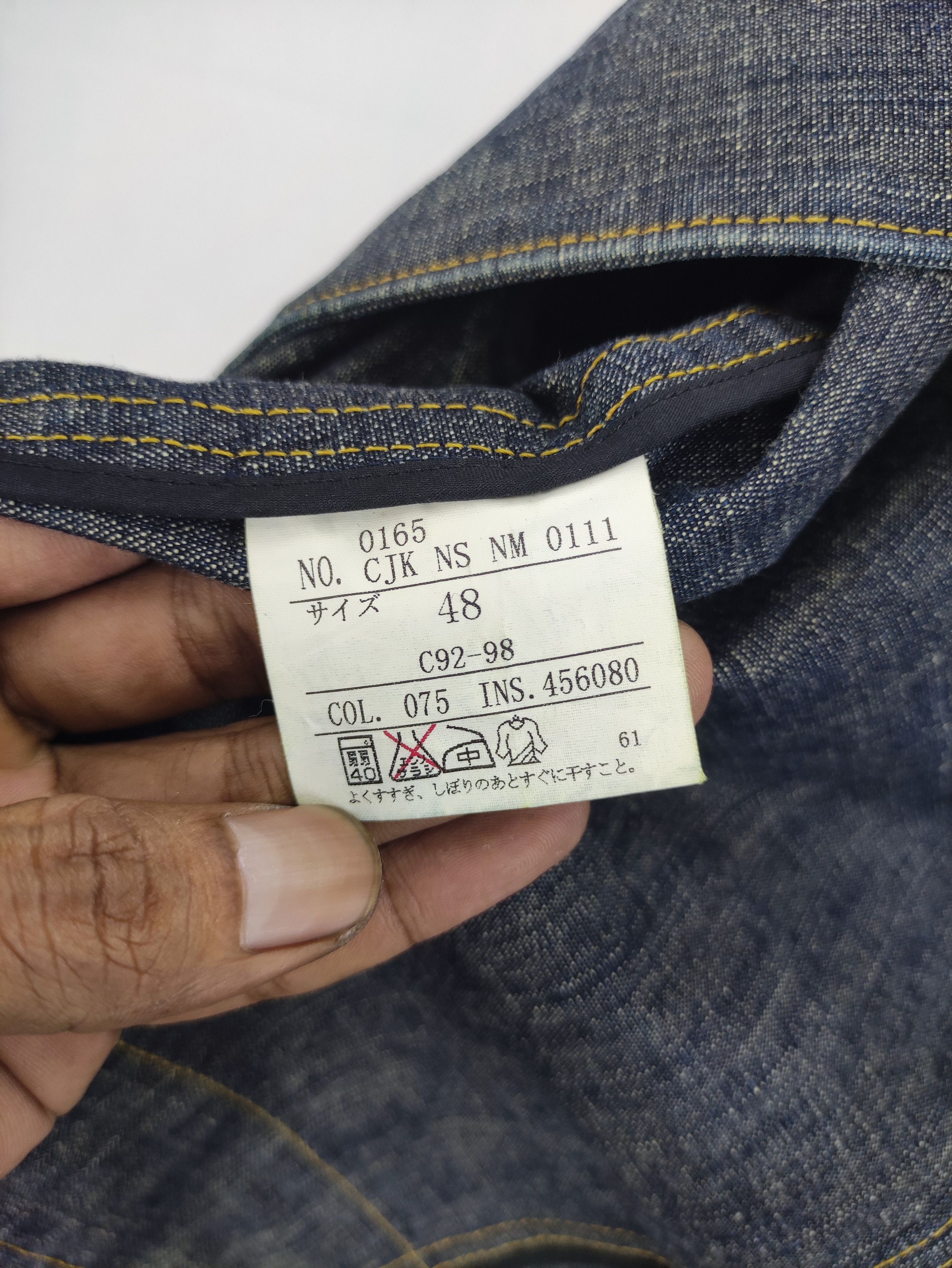 Other Vintage 23 Homme Denim Coat Button Up Jacket Size US L / EU 52-54 / 3 - 4 Thumbnail