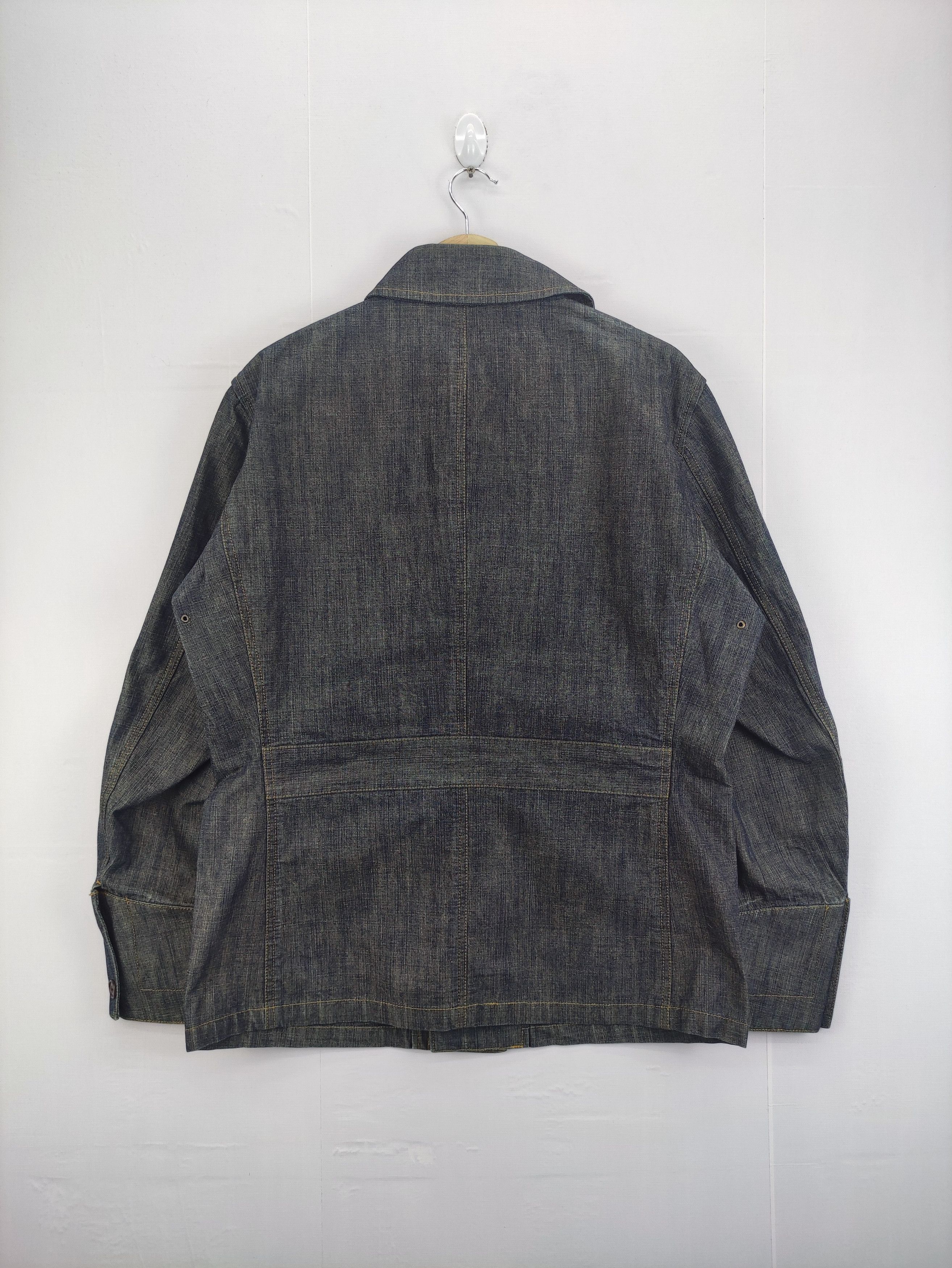 Other Vintage 23 Homme Denim Coat Button Up Jacket Size US L / EU 52-54 / 3 - 8 Thumbnail