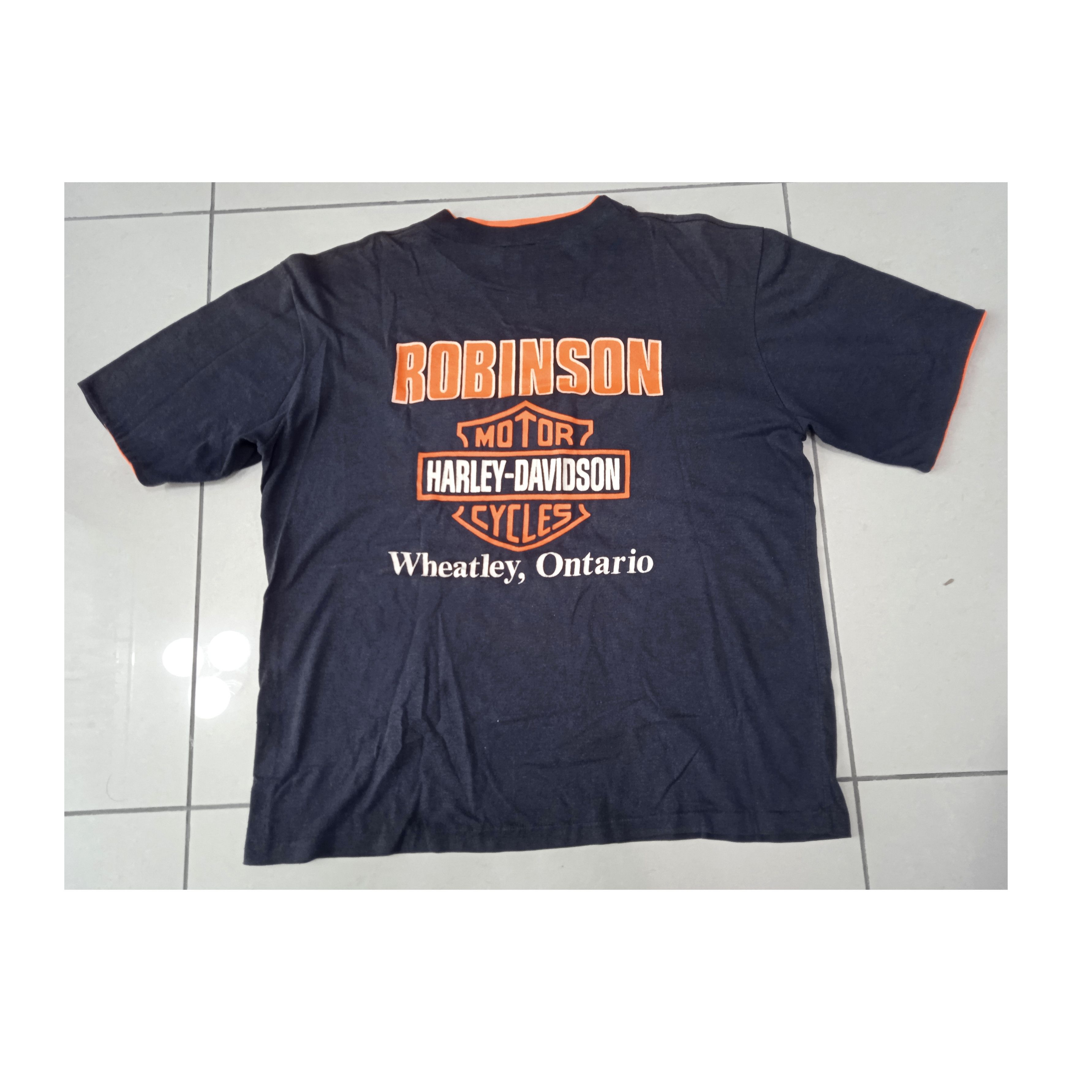Harley Davidson Vintage 80s~90s Harley Davidson T-Shirt Size US M / EU 48-50 / 2 - 2 Thumbnail