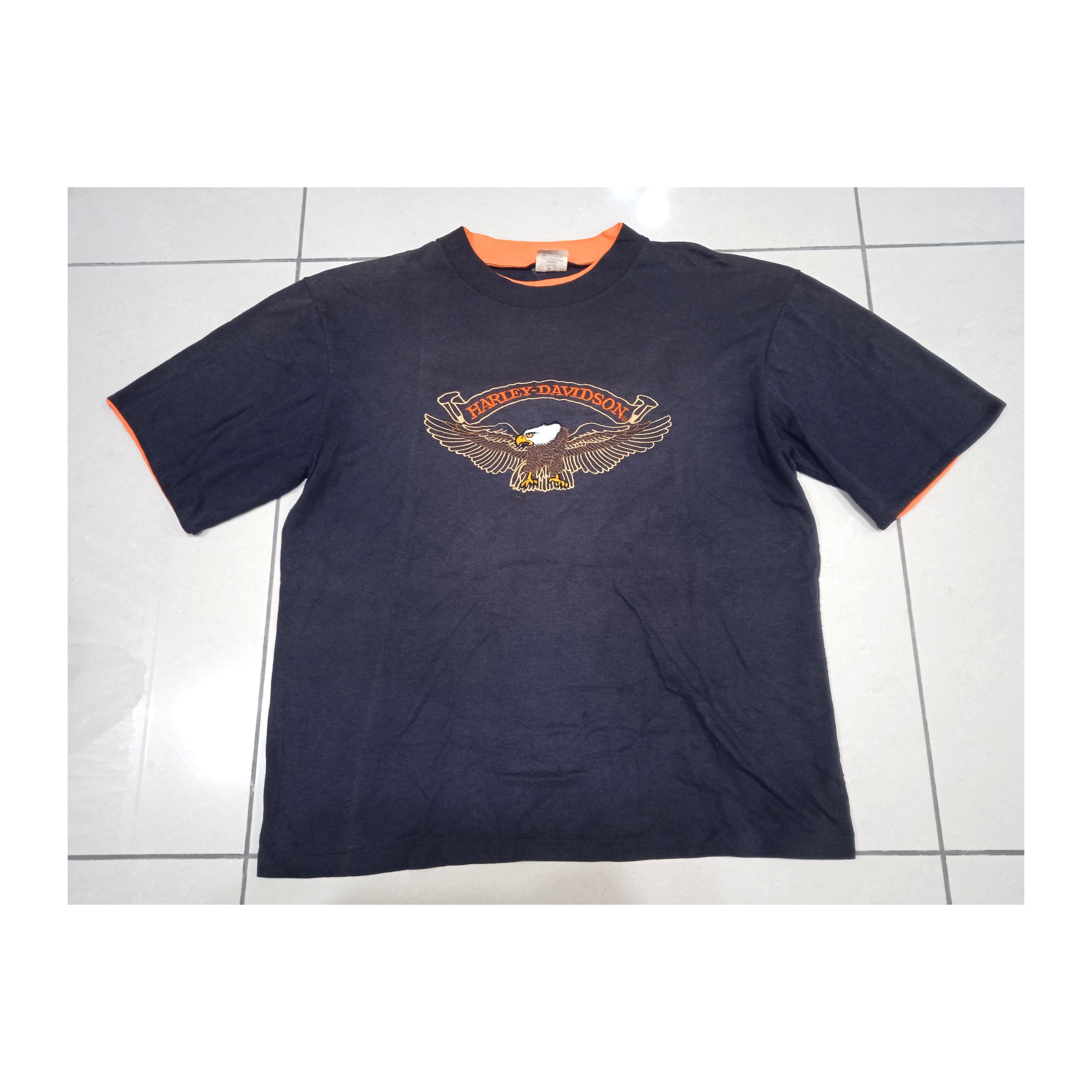 Harley Davidson Vintage 80s~90s Harley Davidson T-Shirt Size US M / EU 48-50 / 2 - 1 Thumbnail