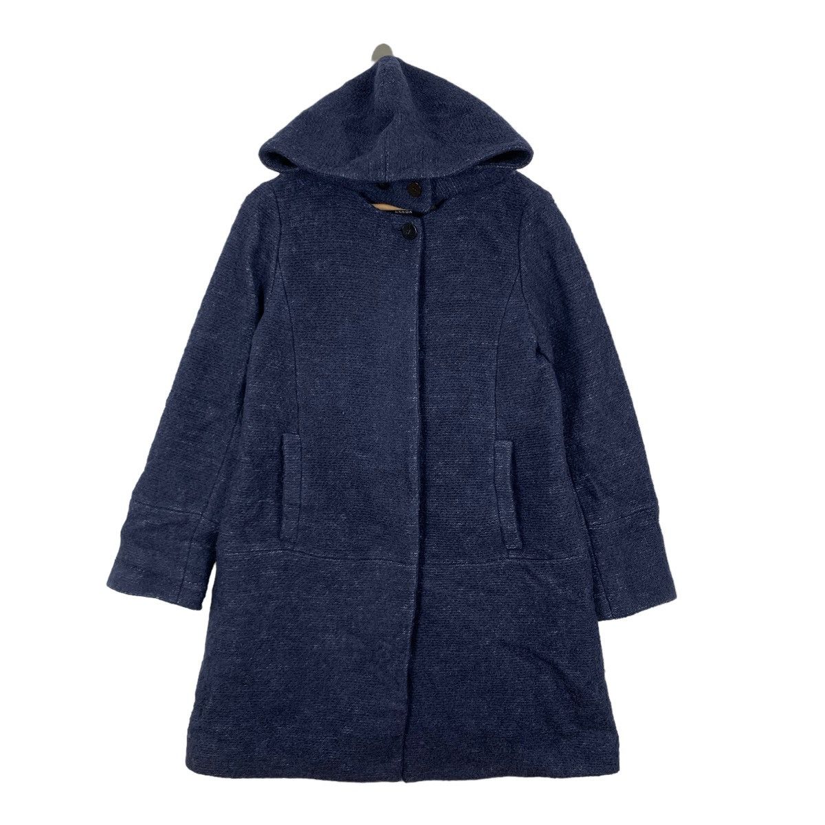 Vintage Vintage Designer Evex Bu Krizia Long Coat Hoodie Size US M / EU 48-50 / 2 - 1 Thumbnail