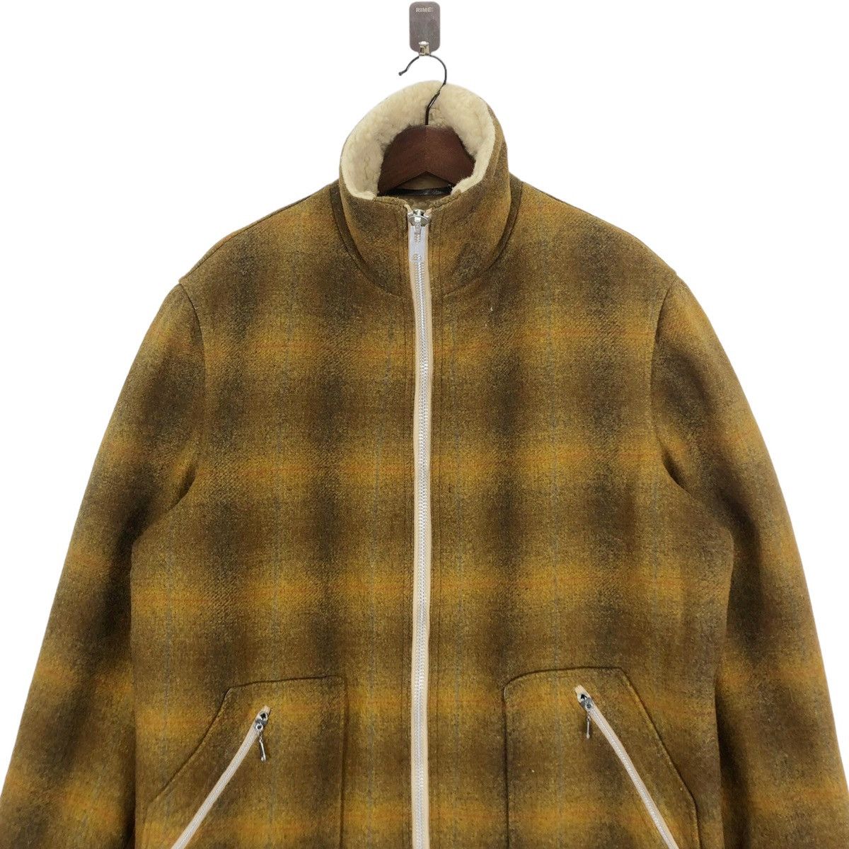 Pendleton VINTAGE 60S PENDLETON SHADOW TARTAN WOOL ZIPPER JACKET Size US L / EU 52-54 / 3 - 4 Thumbnail