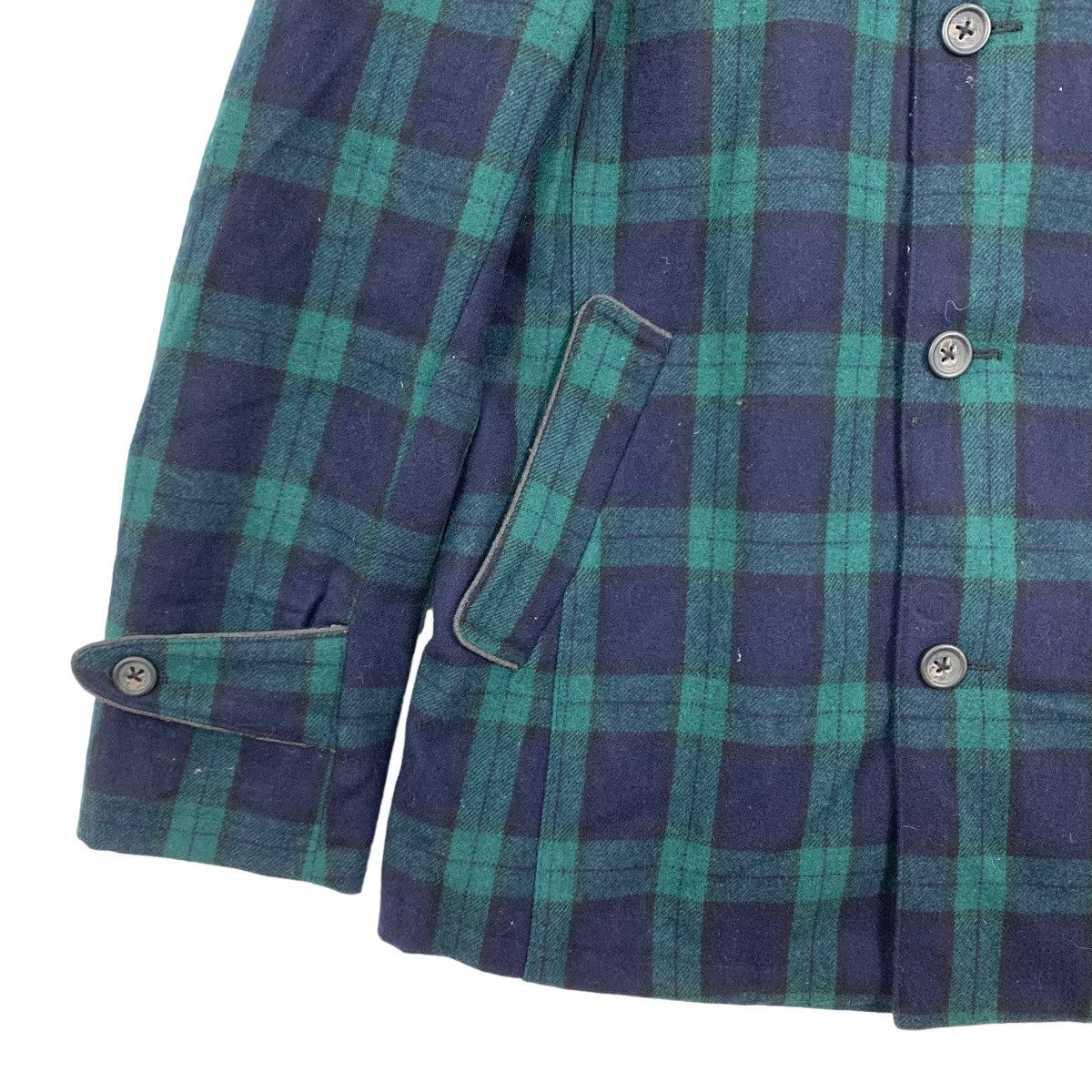 GRN × Japanese Brand Vintage Japanese Brand GRN Tartan Wool Button Jacket Size US L / EU 52-54 / 3 - 3 Thumbnail