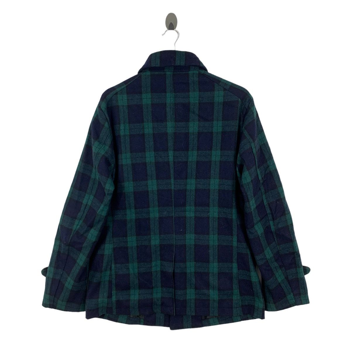 GRN × Japanese Brand Vintage Japanese Brand GRN Tartan Wool Button Jacket Size US L / EU 52-54 / 3 - 5 Thumbnail