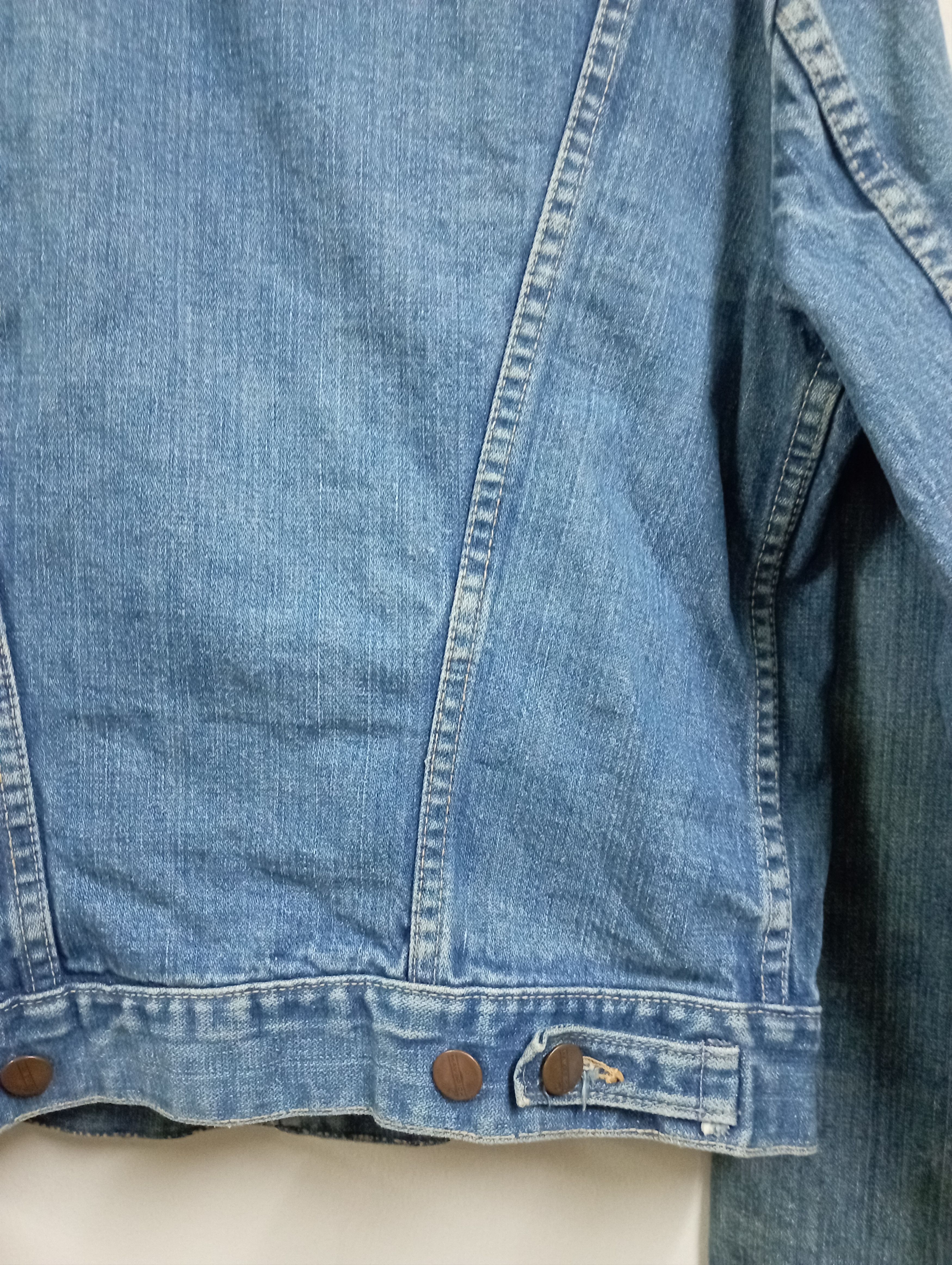Wrangler Vintage Maverick Blue Bell Made InUSA Denim Trucker Jacket Size US S / EU 44-46 / 1 - 16 Thumbnail