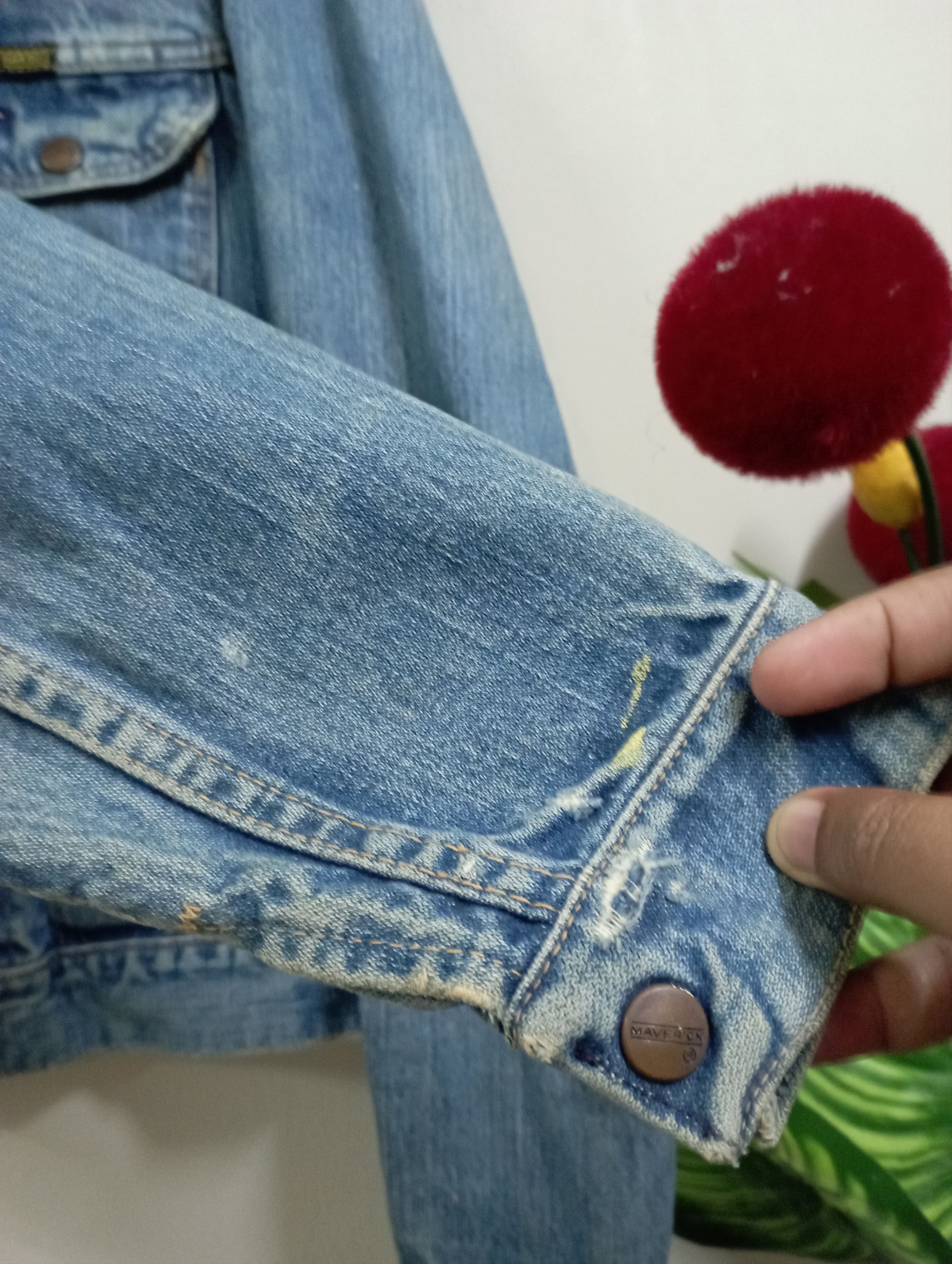 Wrangler Vintage Maverick Blue Bell Made InUSA Denim Trucker Jacket Size US S / EU 44-46 / 1 - 14 Thumbnail