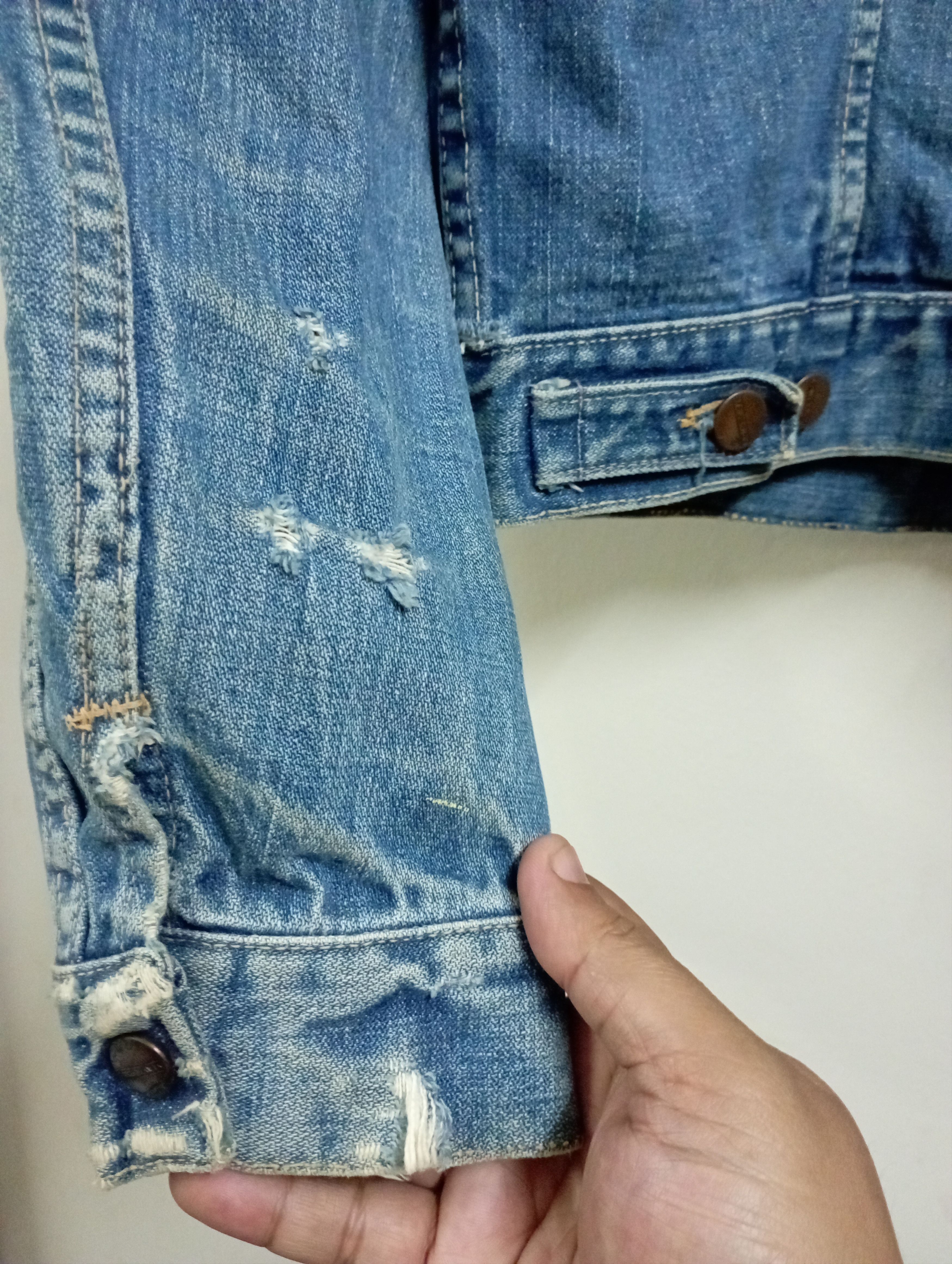Wrangler Vintage Maverick Blue Bell Made InUSA Denim Trucker Jacket Size US S / EU 44-46 / 1 - 20 Thumbnail