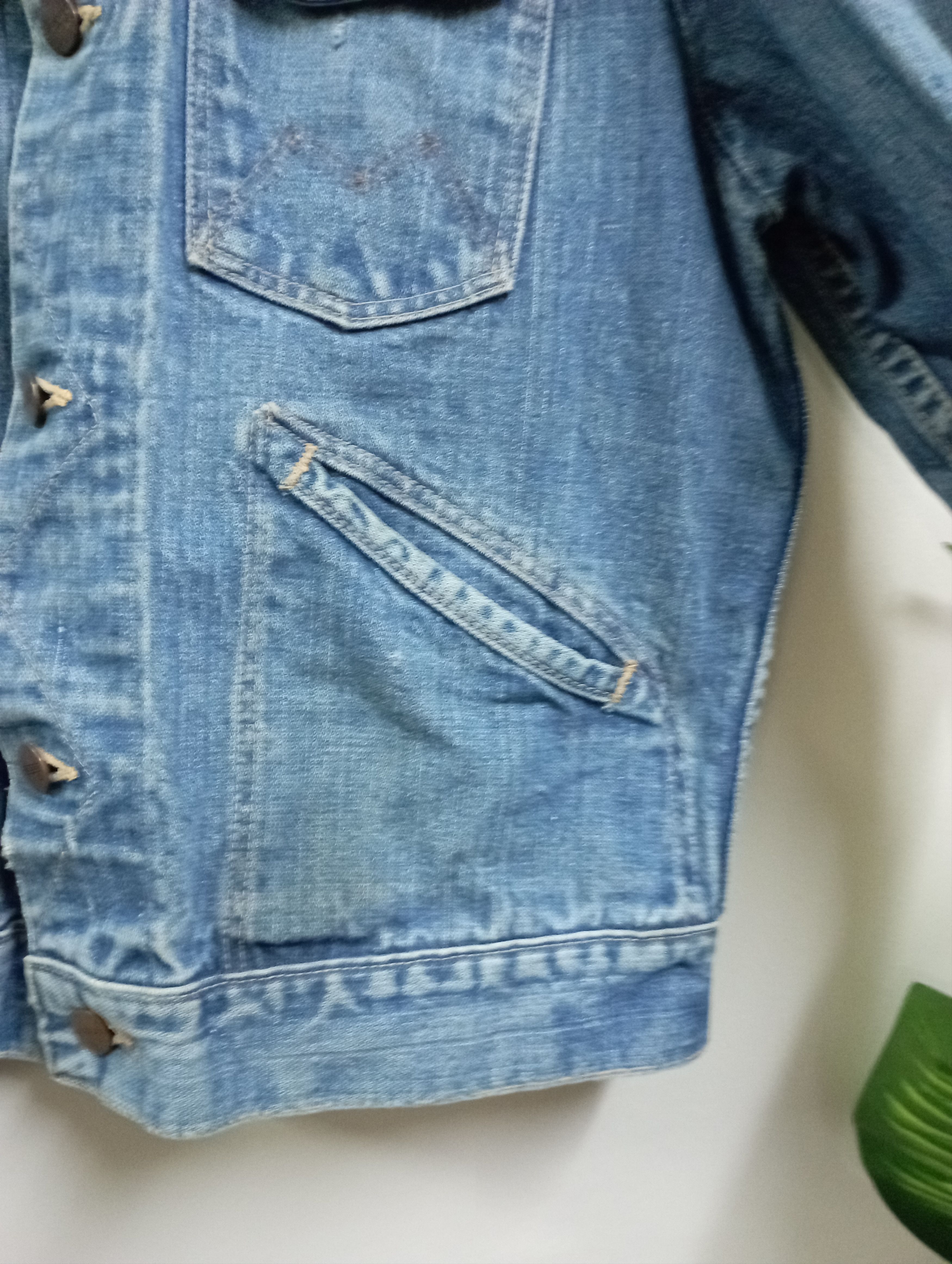 Wrangler Vintage Maverick Blue Bell Made InUSA Denim Trucker Jacket Size US S / EU 44-46 / 1 - 8 Thumbnail