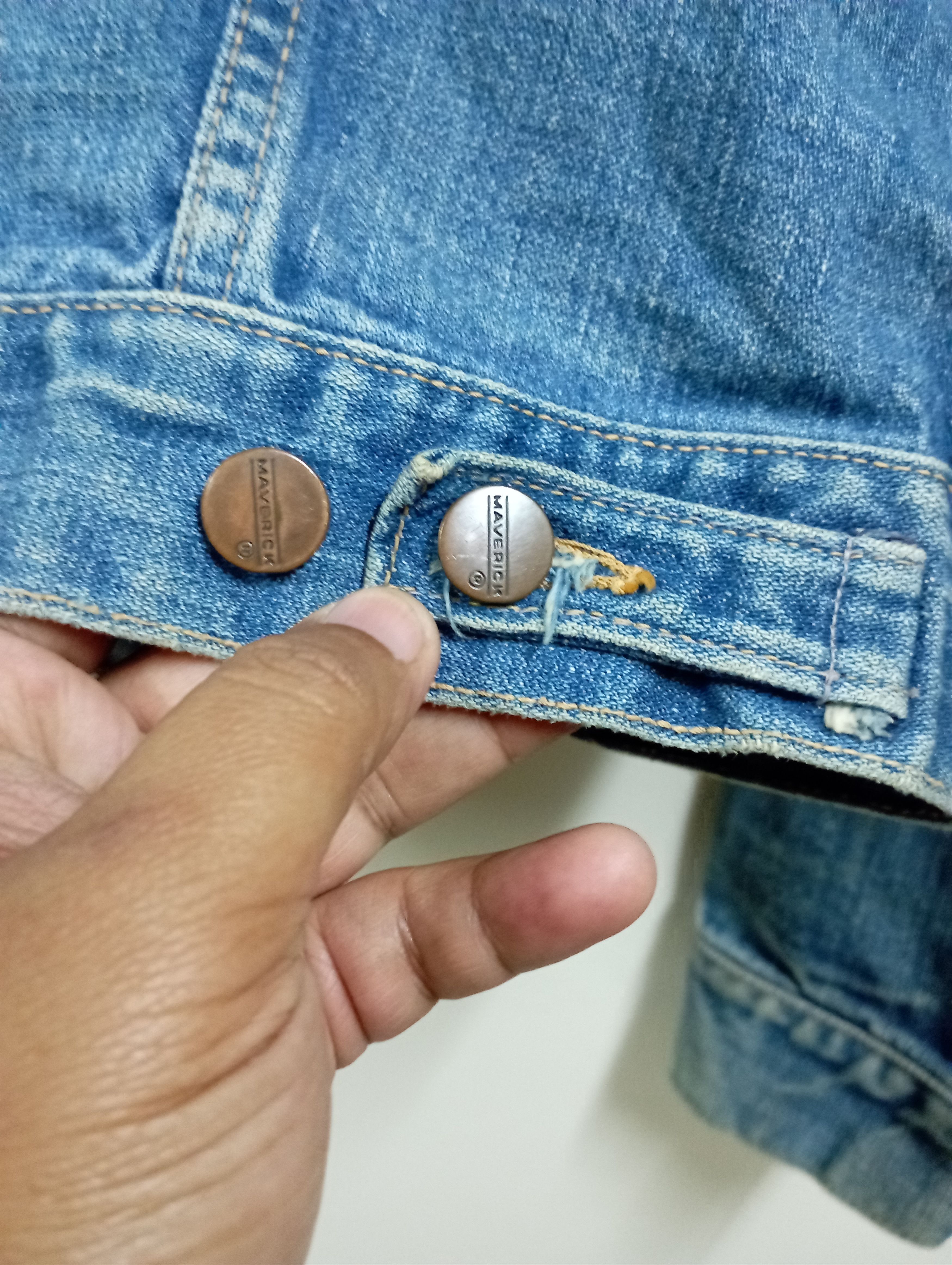Wrangler Vintage Maverick Blue Bell Made InUSA Denim Trucker Jacket Size US S / EU 44-46 / 1 - 19 Thumbnail