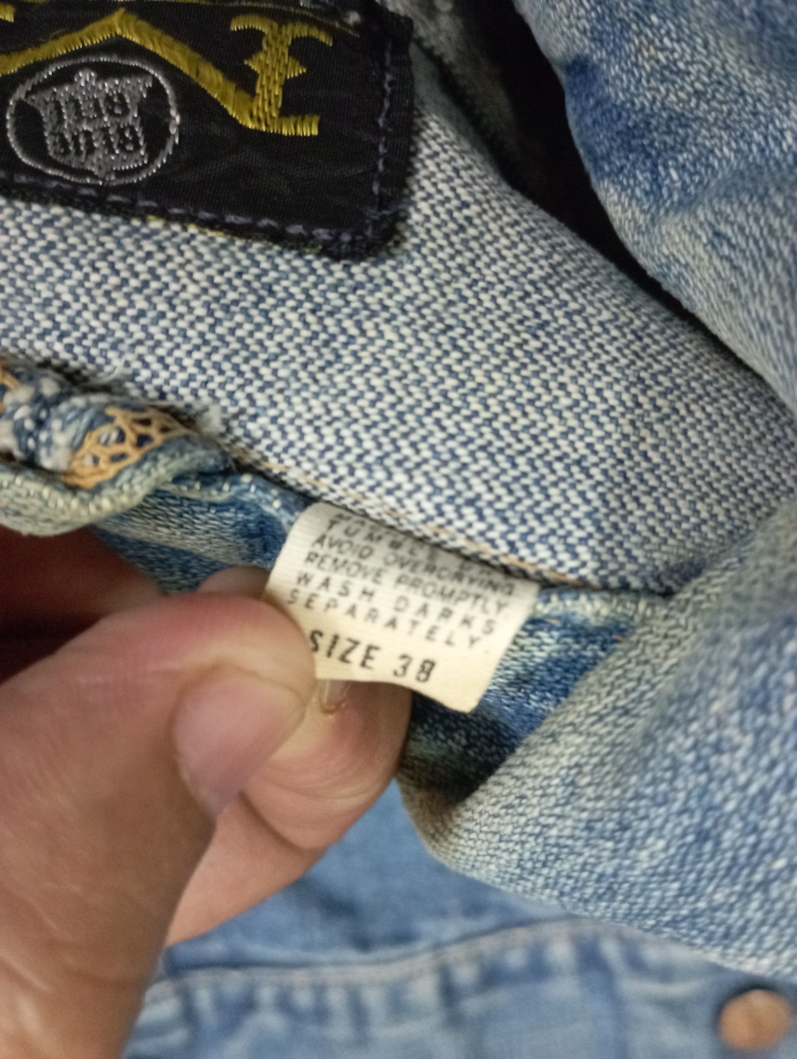 Wrangler Vintage Maverick Blue Bell Made InUSA Denim Trucker Jacket Size US S / EU 44-46 / 1 - 24 Thumbnail