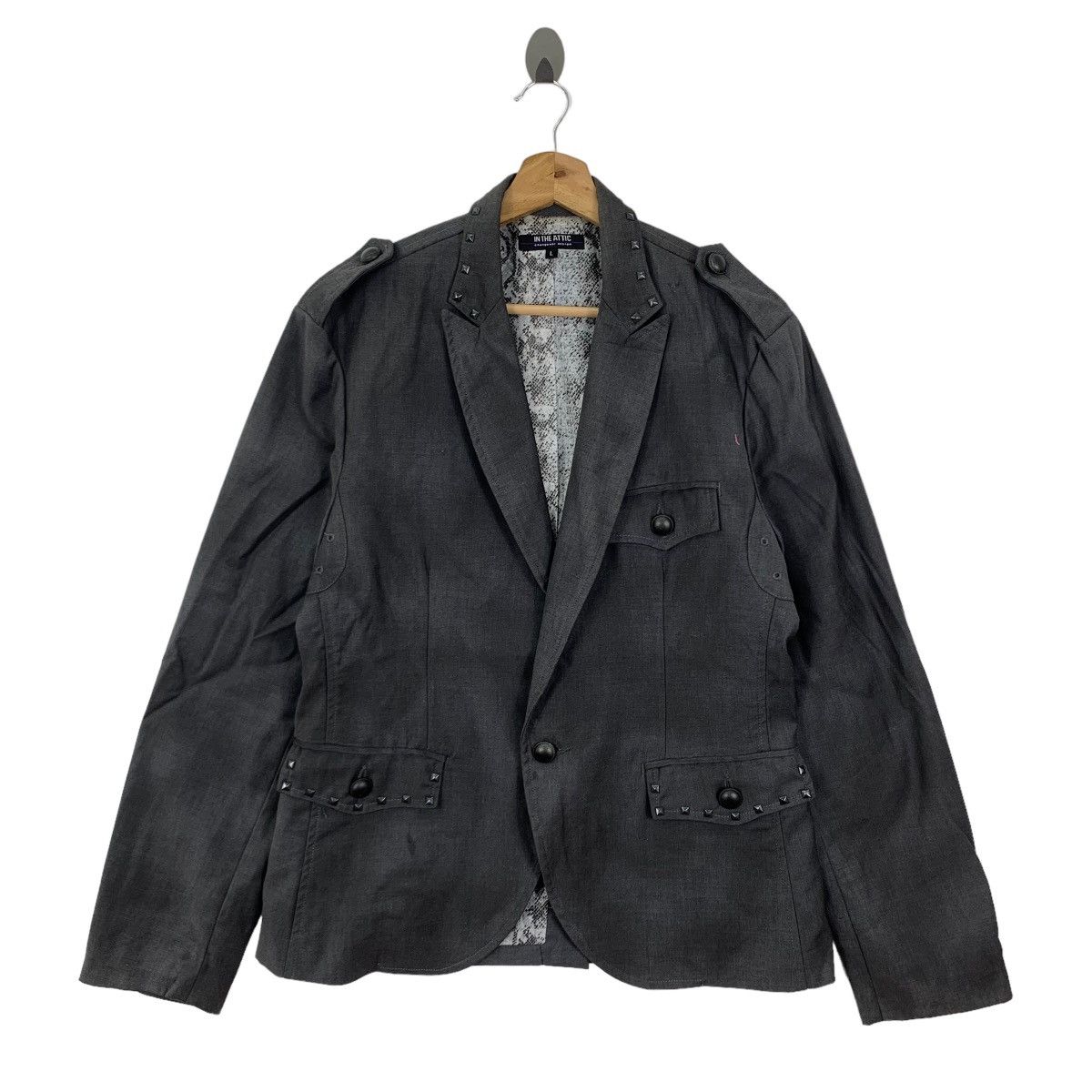 If Six Was Nine × In The Attic Vintage In The Attic Famous Brand Button Jacket Detroit Size US L / EU 52-54 / 3 - 1 Thumbnail