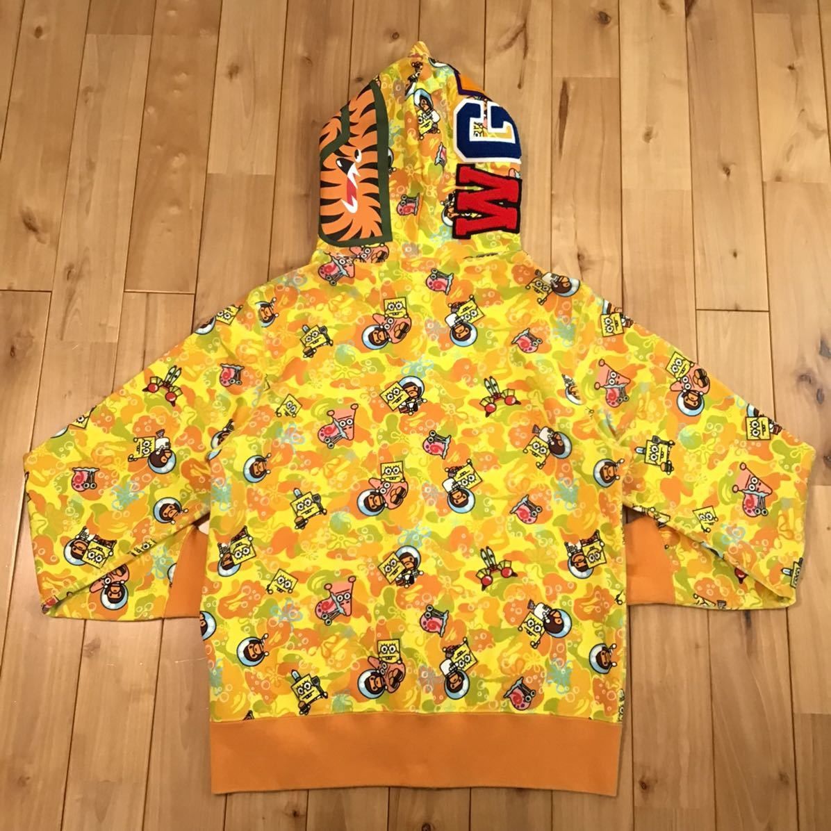 Bape × Nickelodeon BAPE × SpongeBob Milo shark full zip hoodie a bathing ape Size US L / EU 52-54 / 3 - 2 Thumbnail