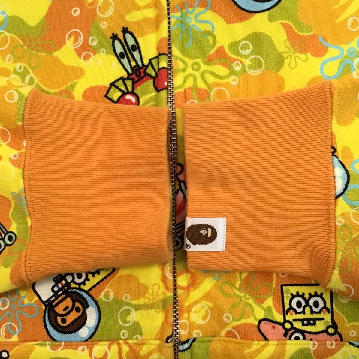 Bape × Nickelodeon BAPE × SpongeBob Milo shark full zip hoodie a bathing ape Size US L / EU 52-54 / 3 - 6 Thumbnail