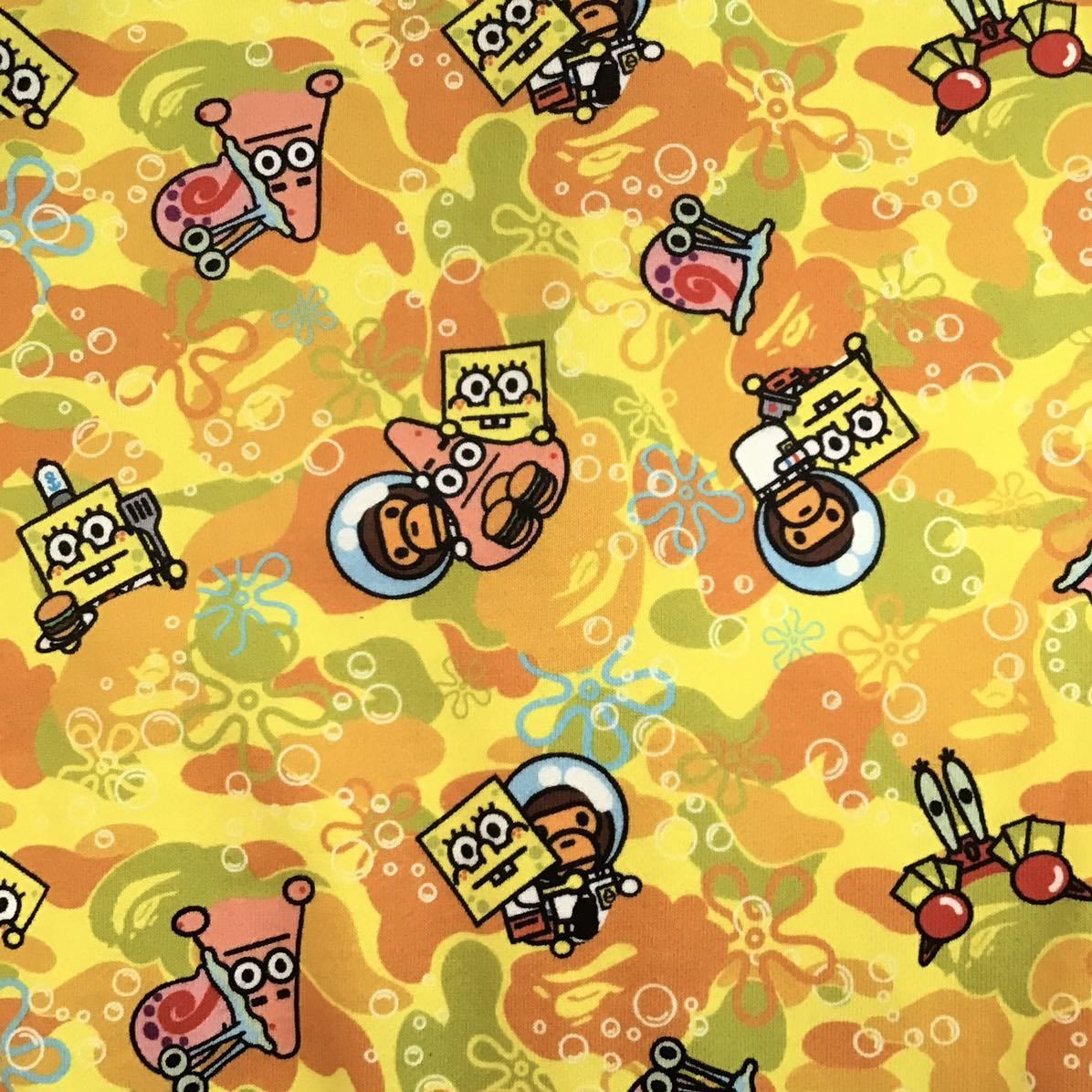 Bape × Nickelodeon BAPE × SpongeBob Milo shark full zip hoodie a bathing ape Size US L / EU 52-54 / 3 - 7 Thumbnail