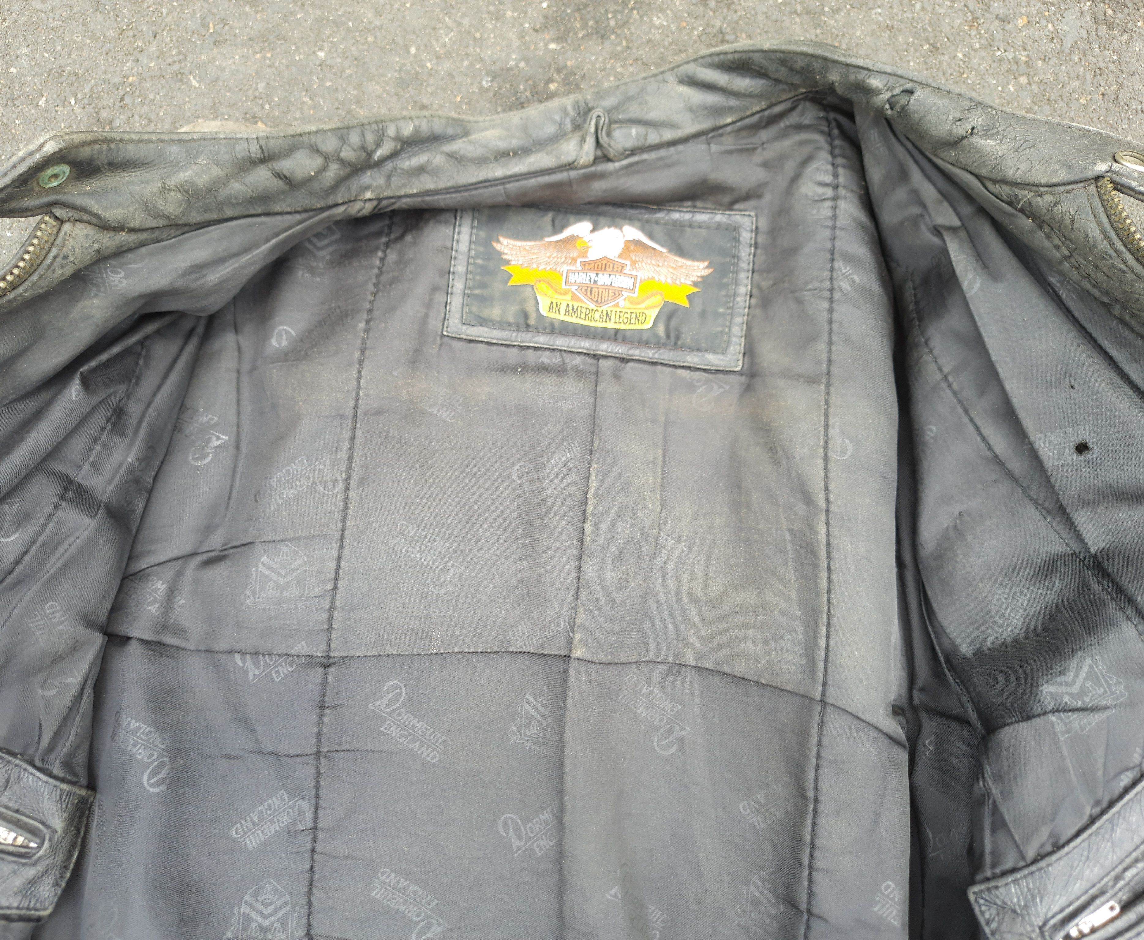 Harley Davidson Distressed Harley Davidson Vintage Leather Jacket Size US L / EU 52-54 / 3 - 13 Thumbnail