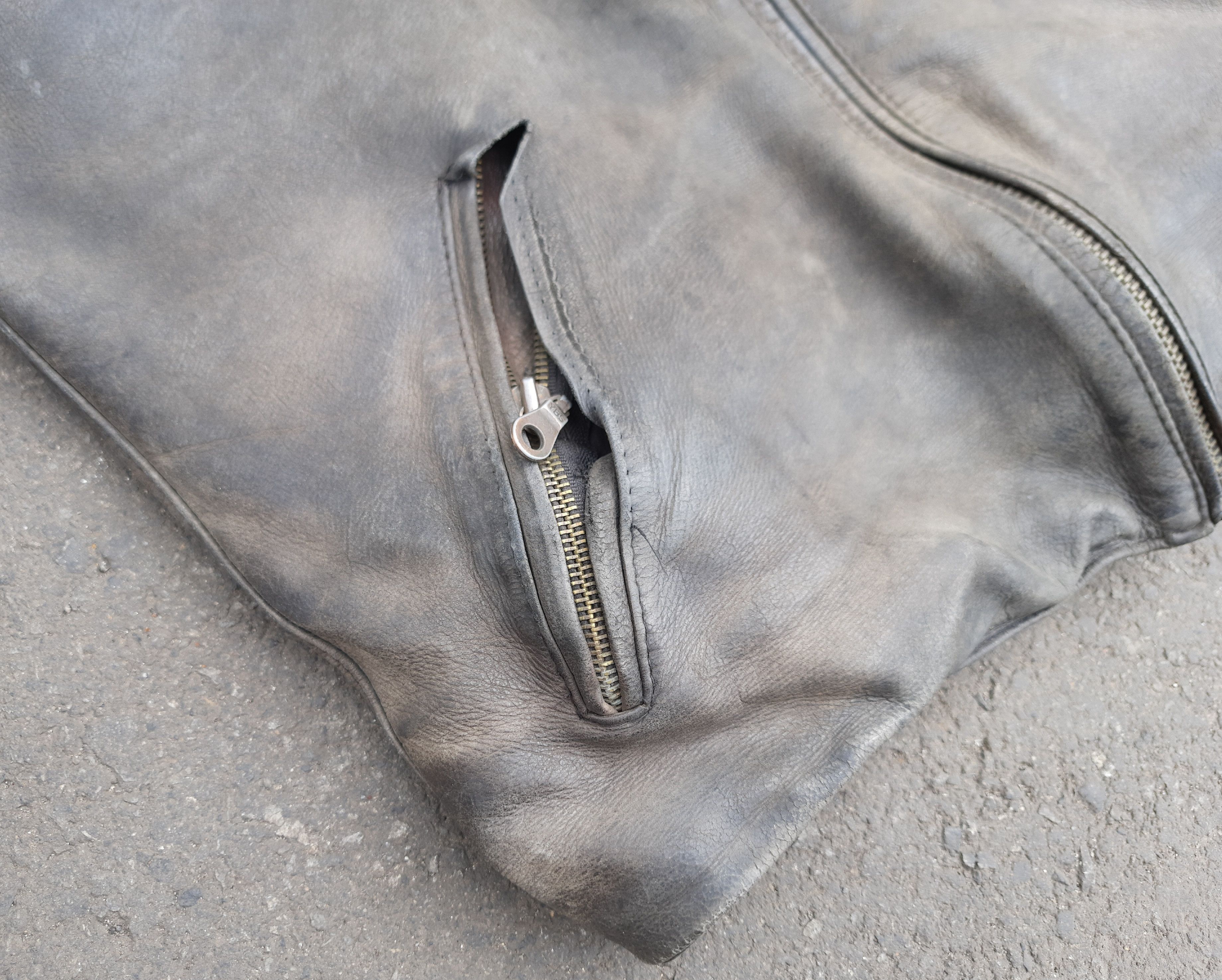 Harley Davidson Distressed Harley Davidson Vintage Leather Jacket Size US L / EU 52-54 / 3 - 9 Thumbnail
