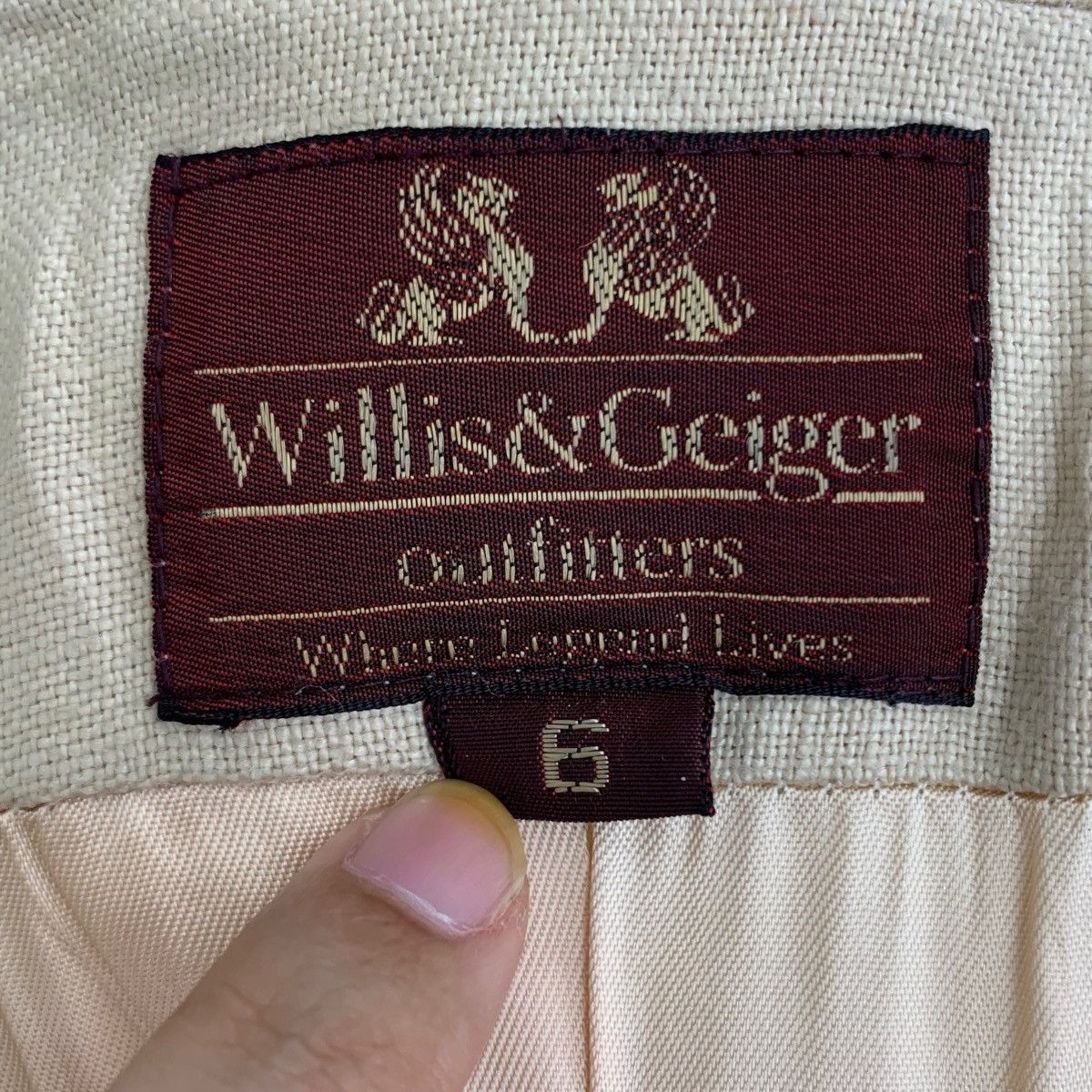 Vintage Willis And Geiger Outfitters Women Coat