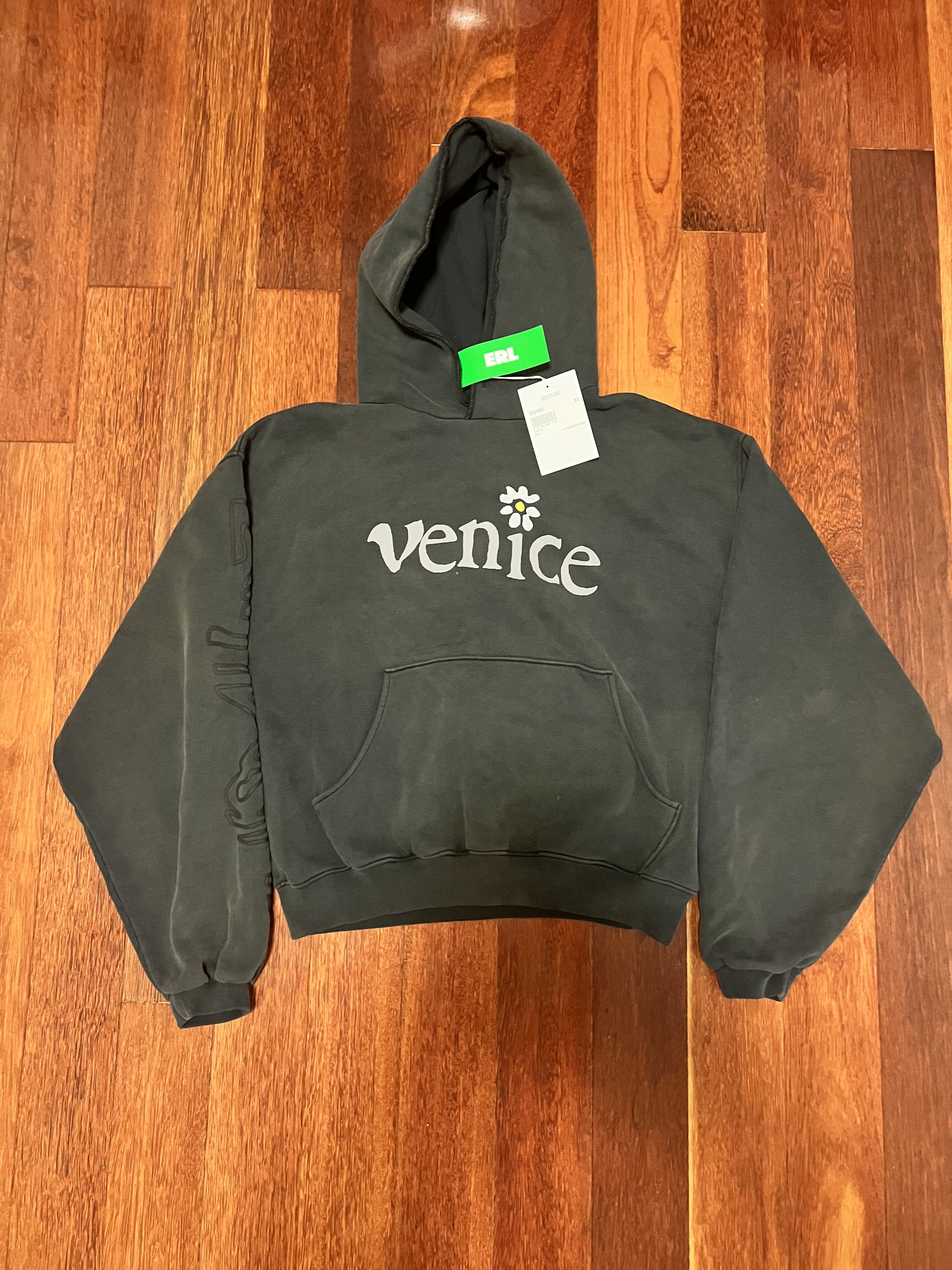 ERL 💚 ERL Venice Hoodie Original Black NWT | Grailed