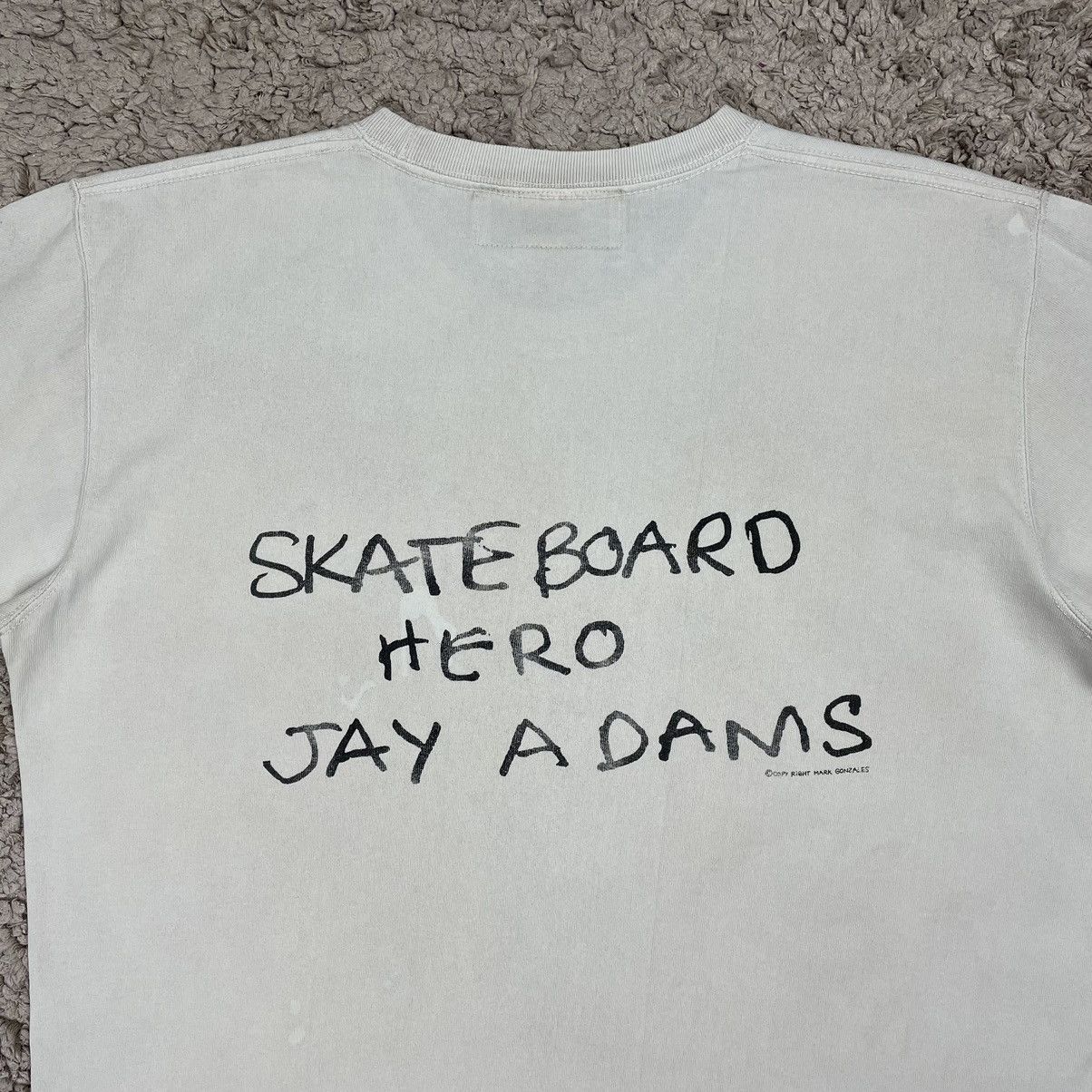 Vintage Mark Gonzalez Skateboard Hero T-shirt Size US L / EU 52-54 / 3 - 5 Thumbnail