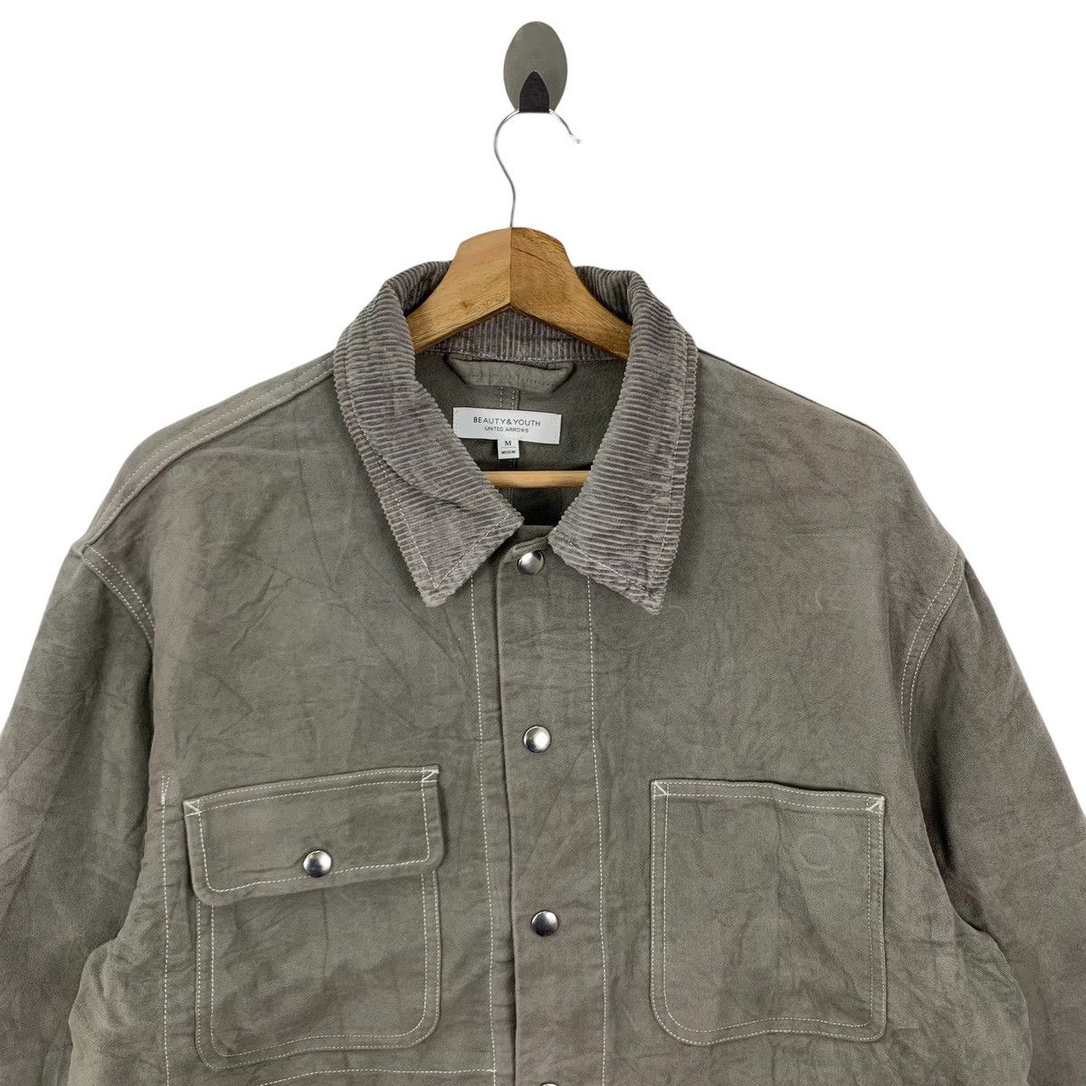 United Arrows Vintage Japanese Brand United Arrows Chore Jacket Size US M / EU 48-50 / 2 - 2 Thumbnail