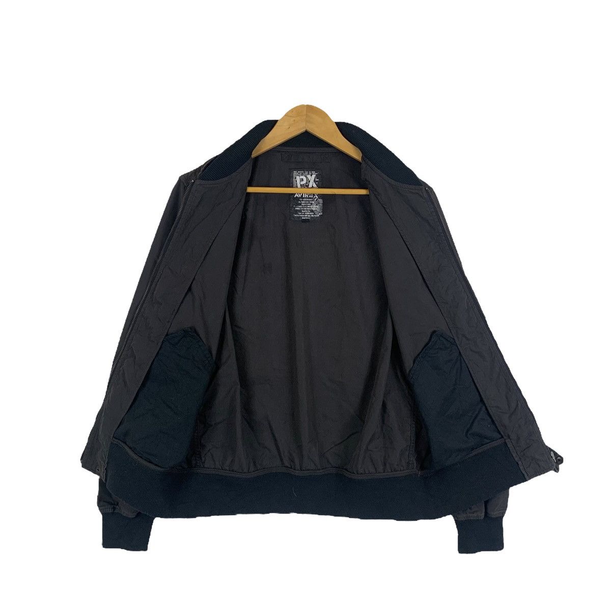 Avirex × Vintage AVIREX PX Army Military Design Zipper Bomber Flight Jacket Size US L / EU 52-54 / 3 - 3 Thumbnail