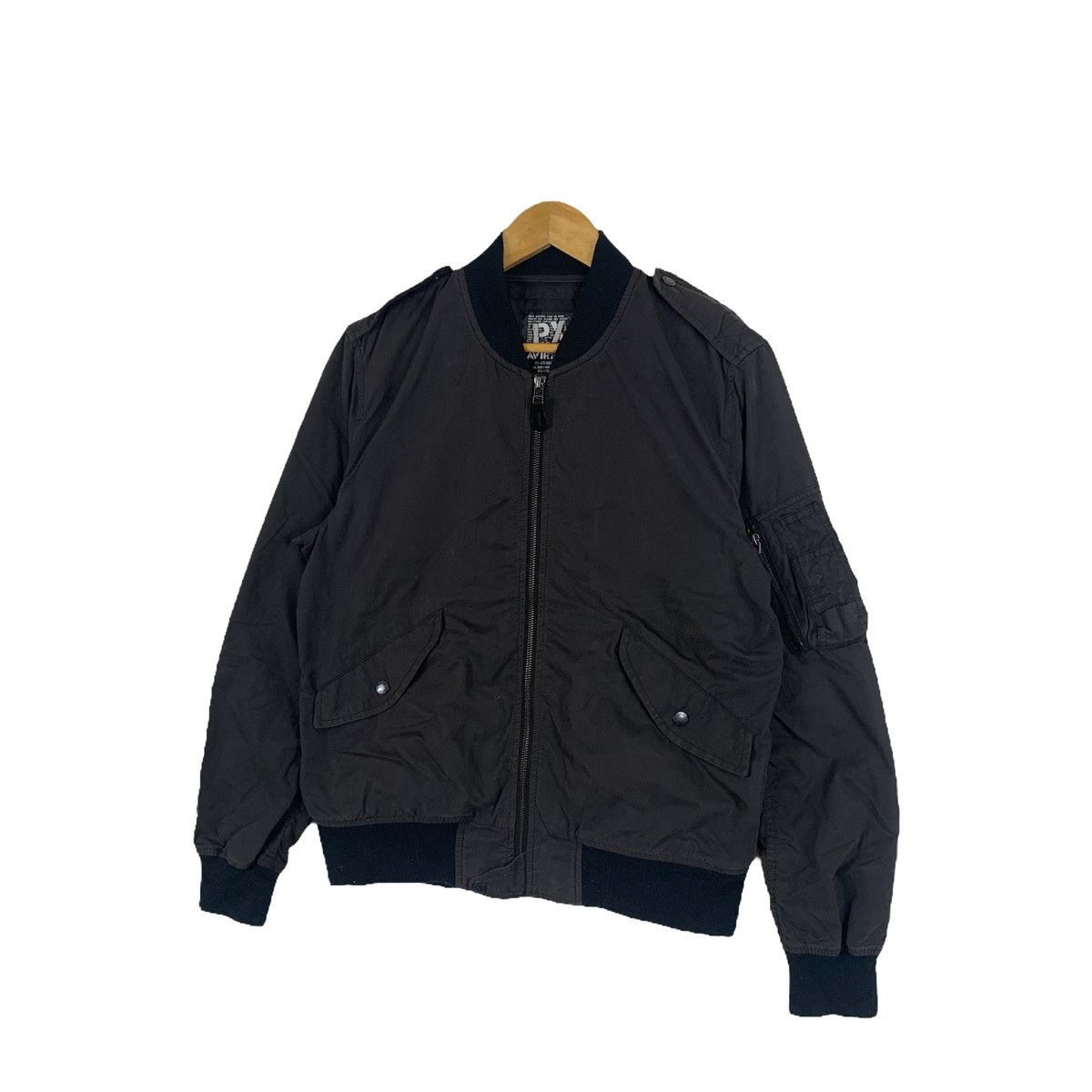 Avirex × Vintage AVIREX PX Army Military Design Zipper Bomber Flight Jacket Size US L / EU 52-54 / 3 - 4 Thumbnail