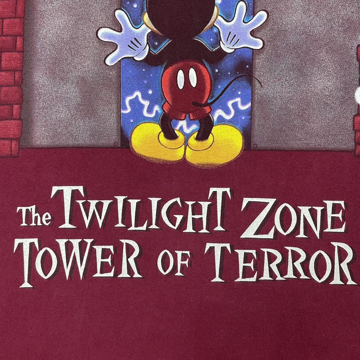 Disney Vintage Mickey Mouse The Twillight Zone Tower of Zero Size US M / EU 48-50 / 2 - 9 Thumbnail