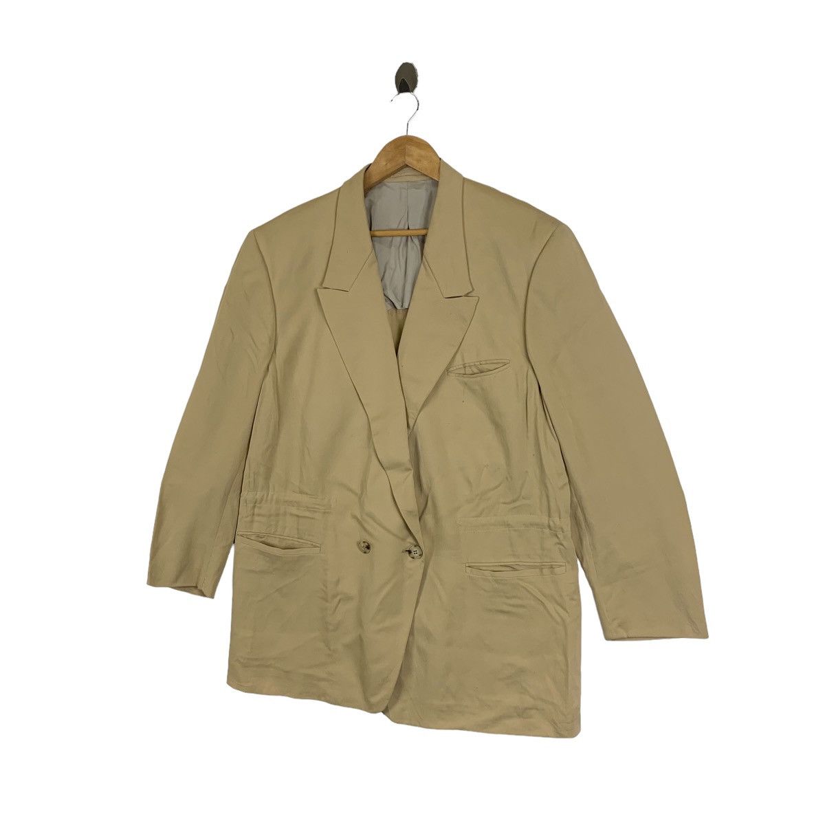 Lanvin × Vintage Vintage LANVIN Paris Fashion Designer Blazer Coat Jacket Size US L / EU 52-54 / 3 - 4 Thumbnail