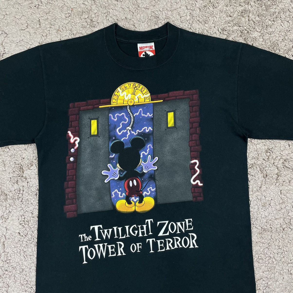 Disney Vintage Mickey Mouse The Twilight Zone Tower Of Terror Size US M / EU 48-50 / 2 - 5 Thumbnail