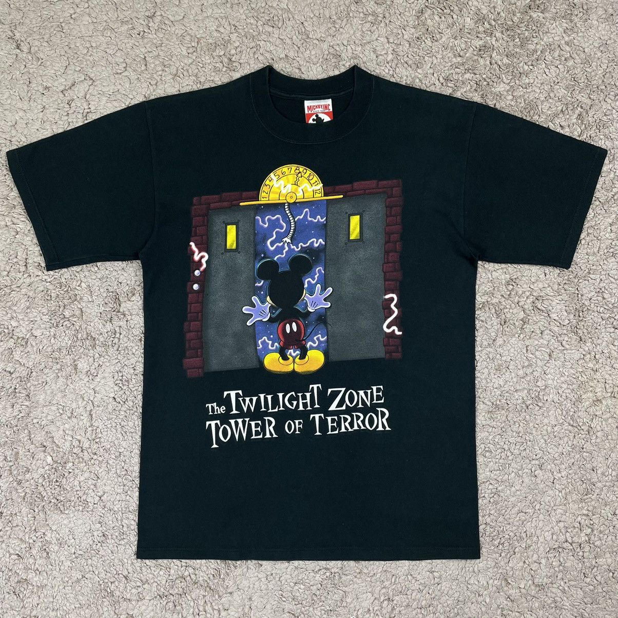 Disney Vintage Mickey Mouse The Twilight Zone Tower Of Terror Size US M / EU 48-50 / 2 - 1 Thumbnail