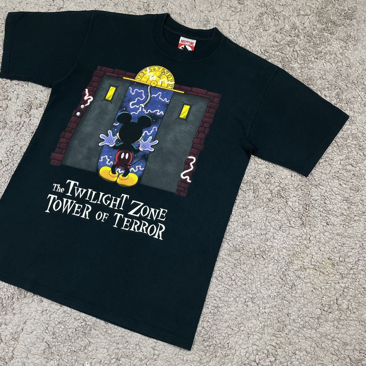 Disney Vintage Mickey Mouse The Twilight Zone Tower Of Terror Size US M / EU 48-50 / 2 - 4 Thumbnail