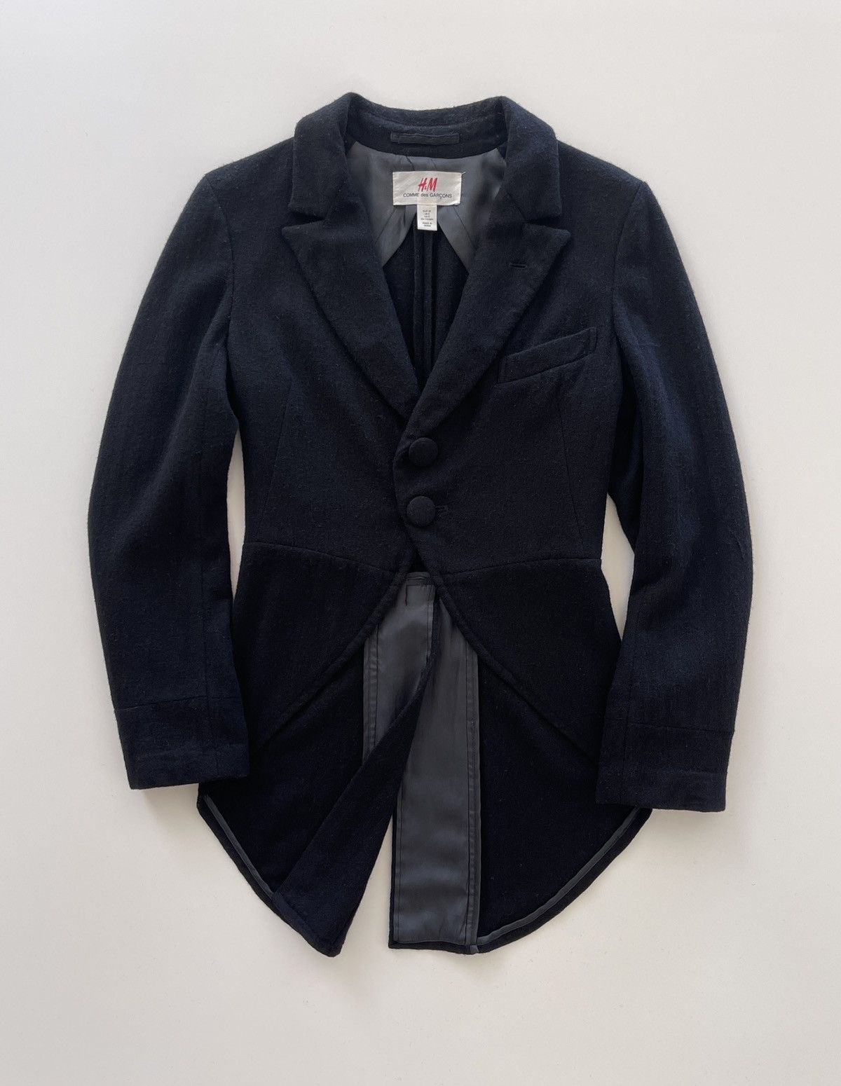 Comme des Garcons × H&M Comme Des Garcons Rei Kawakubo Wool Hair Jacket Size M / US 6-8 / IT 42-44 - 12 Thumbnail