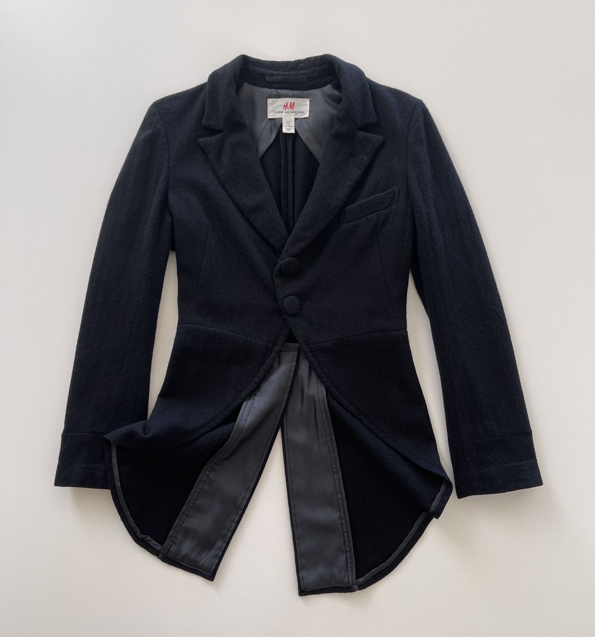 Comme des Garcons × H&M Comme Des Garcons Rei Kawakubo Wool Hair Jacket Size M / US 6-8 / IT 42-44 - 7 Thumbnail
