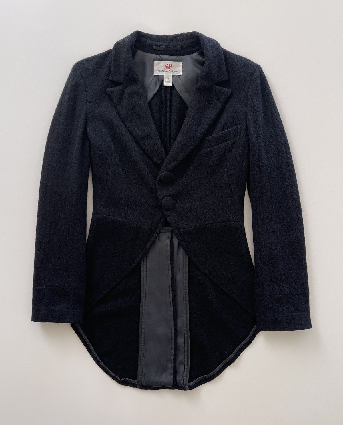 Comme des Garcons × H&M Comme Des Garcons Rei Kawakubo Wool Hair Jacket Size M / US 6-8 / IT 42-44 - 8 Thumbnail